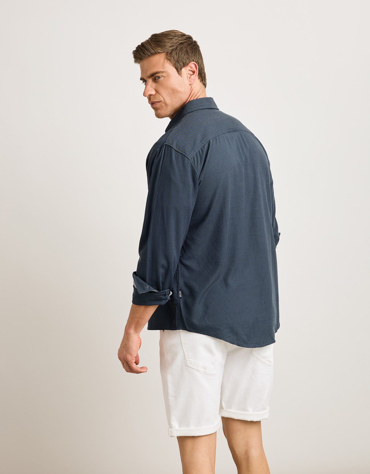 Camisa Manga Larga Azul Marino - Pouka 2