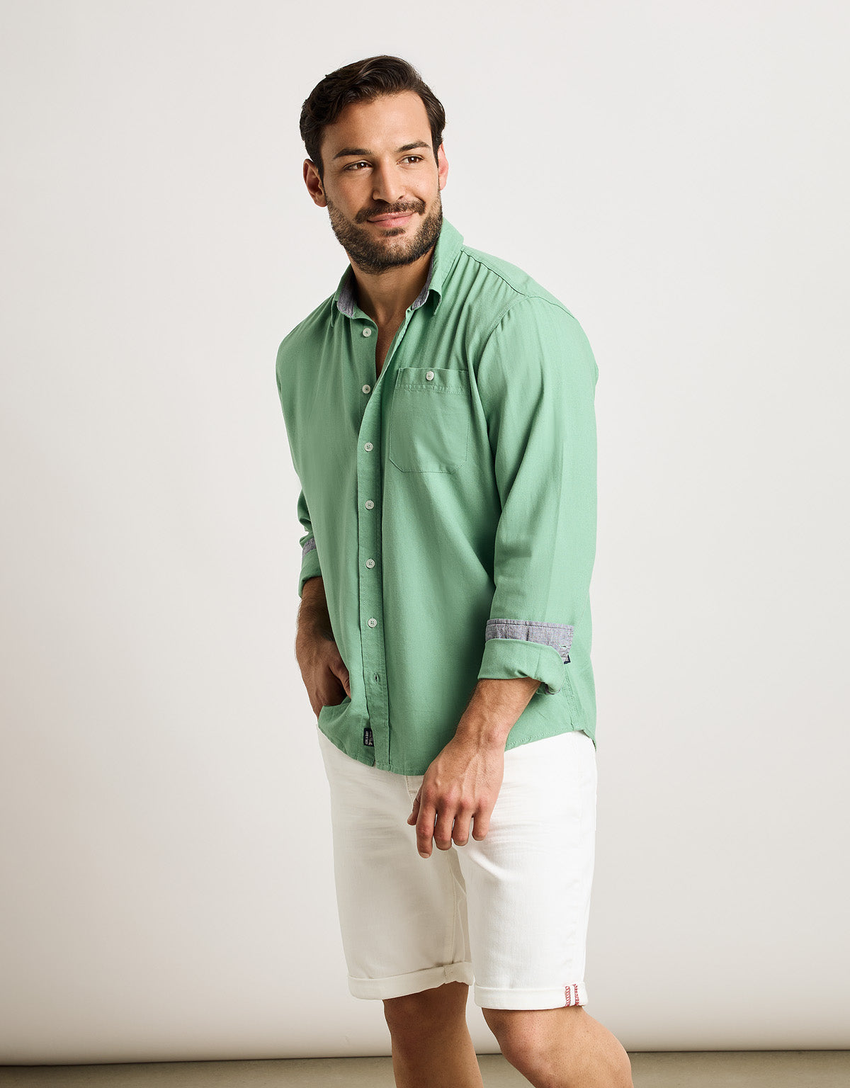 Camisa Manga Larga Aguamarina - Pouka 4