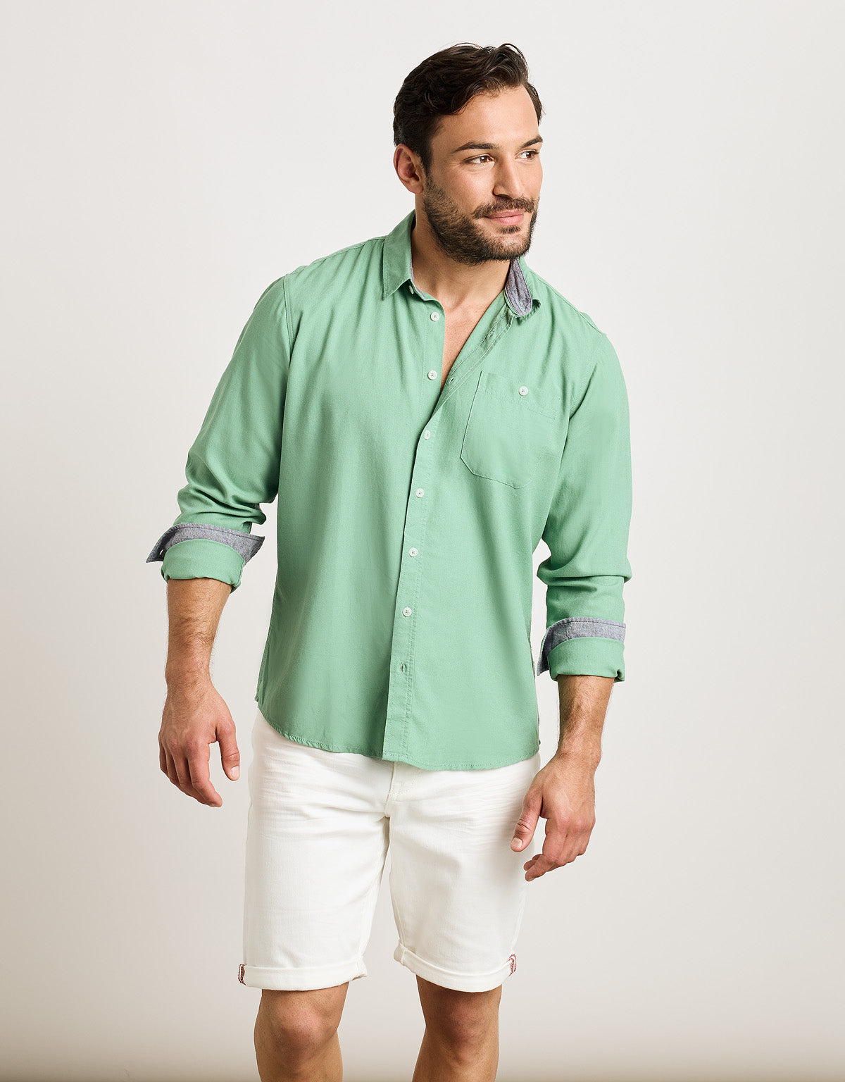 Camisa Manga Larga Aguamarina - Pouka