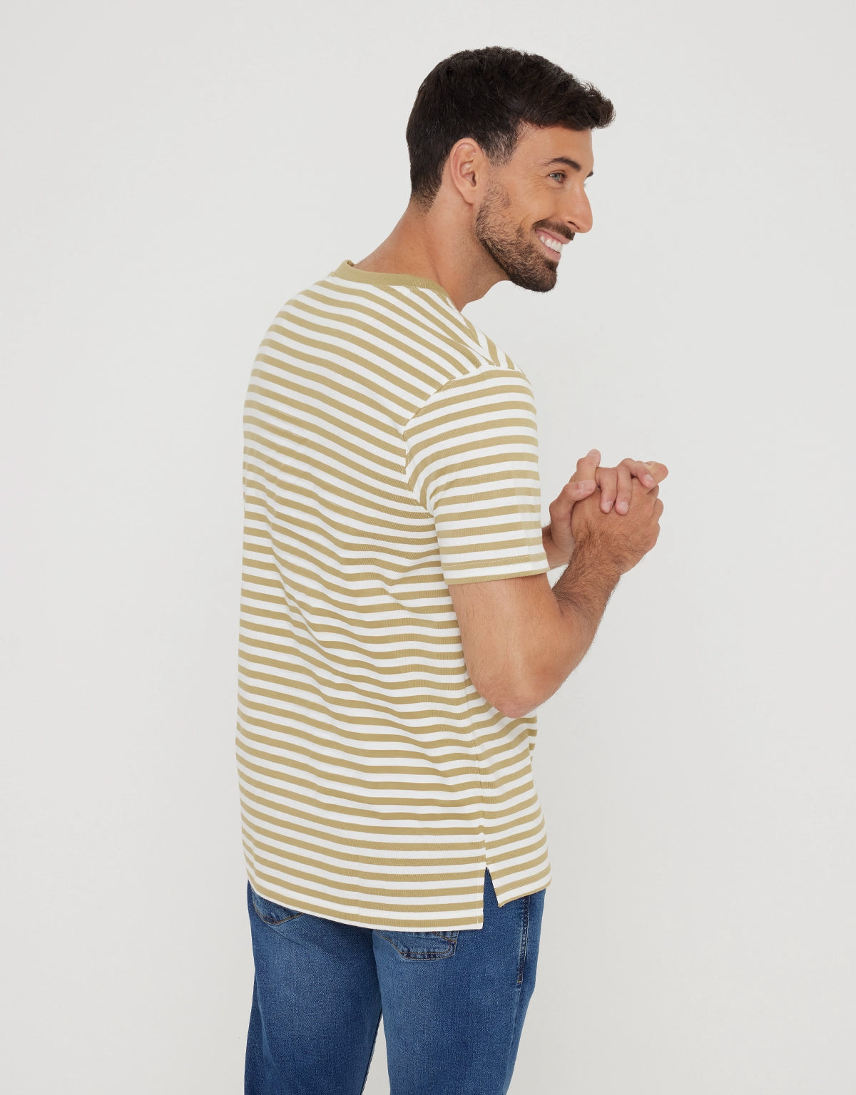 Camiseta Manga Corta Rayas - Canoon