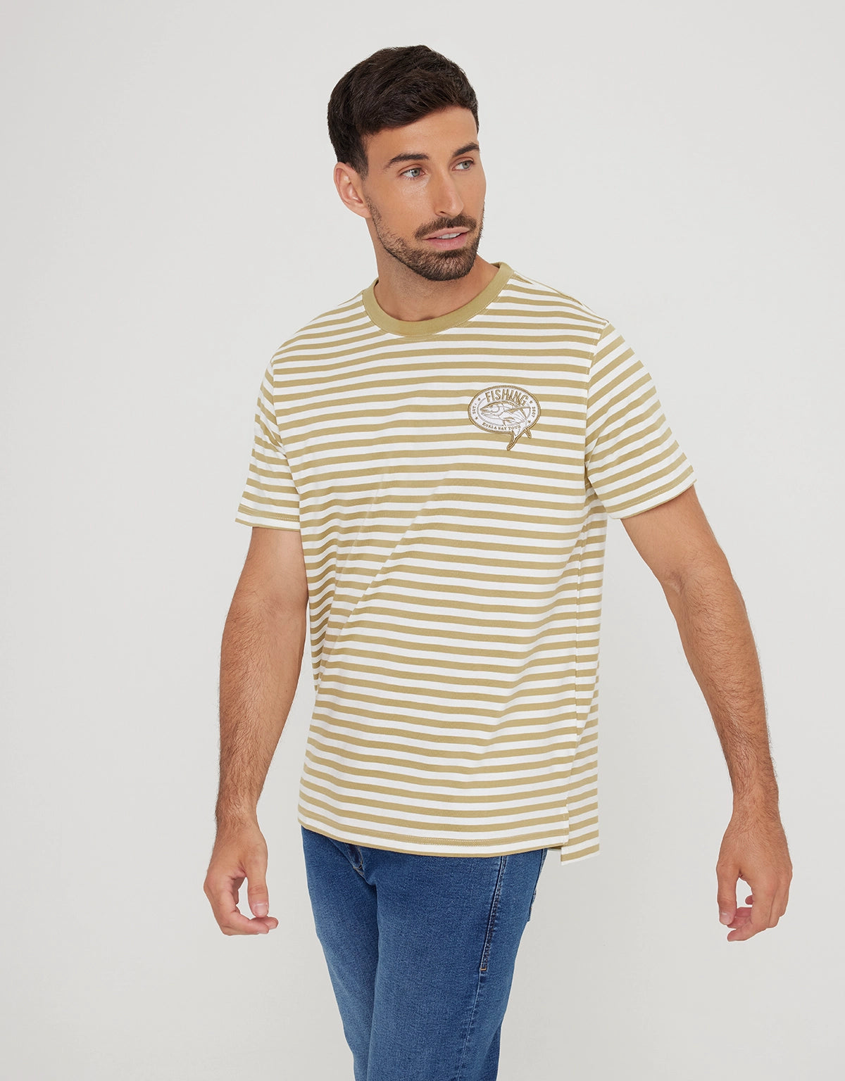 Camiseta Manga Corta Rayas - Canoon