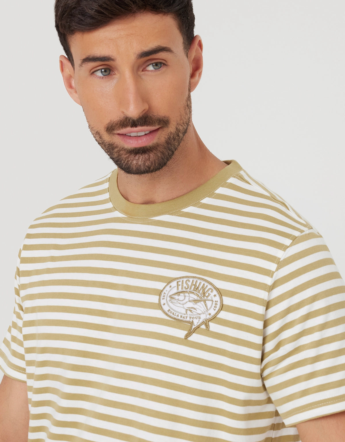 Camiseta Manga Corta Rayas - Canoon