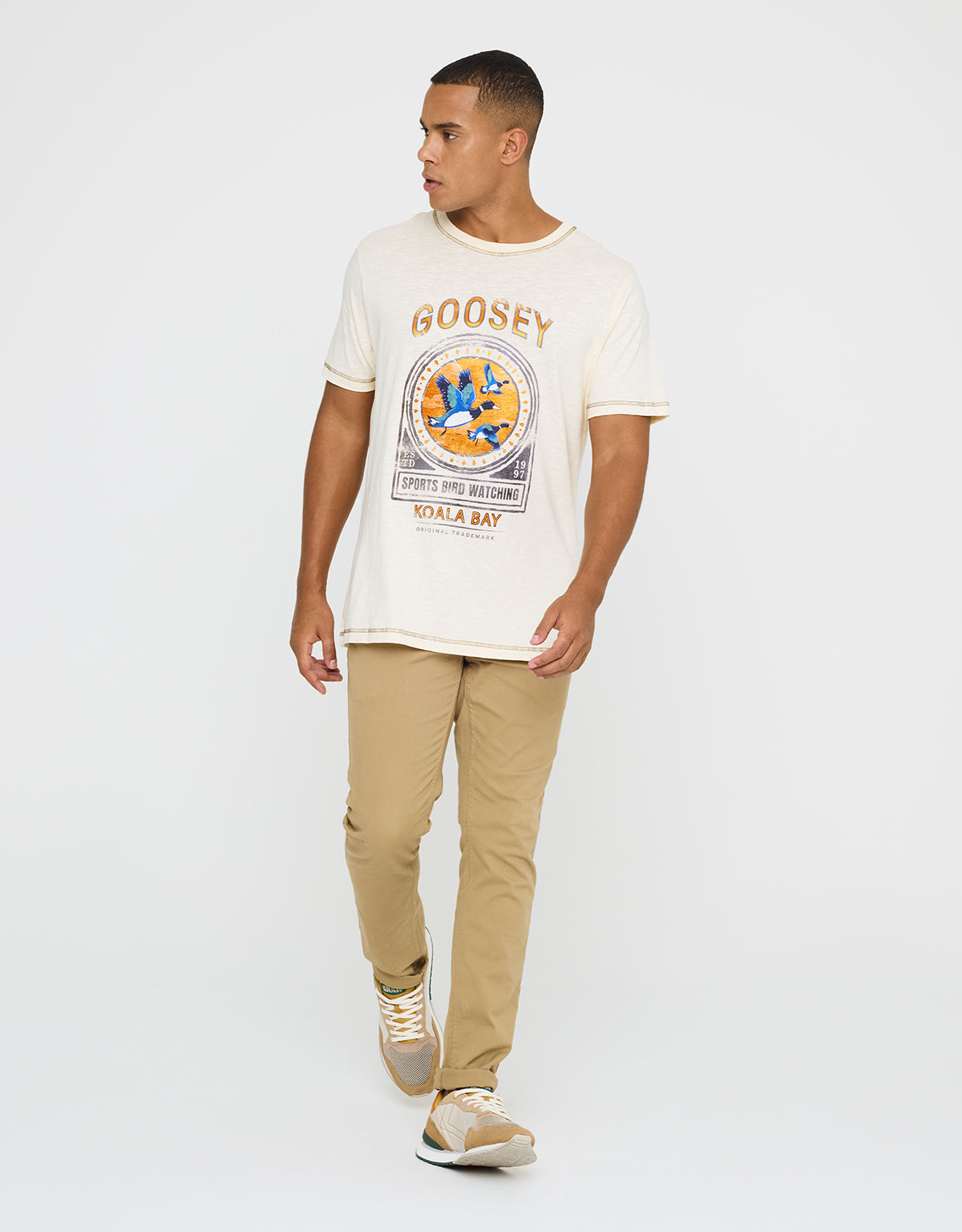 Camiseta Manga Corta Estampado - Goose