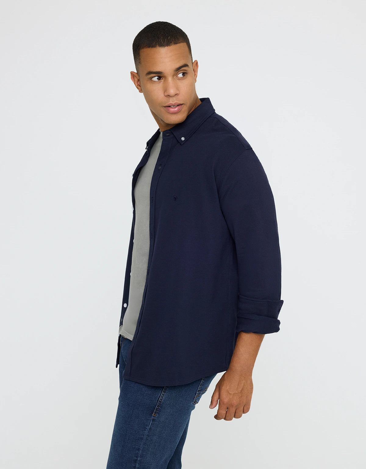 Camisa Manga Larga Algodón - Longpike