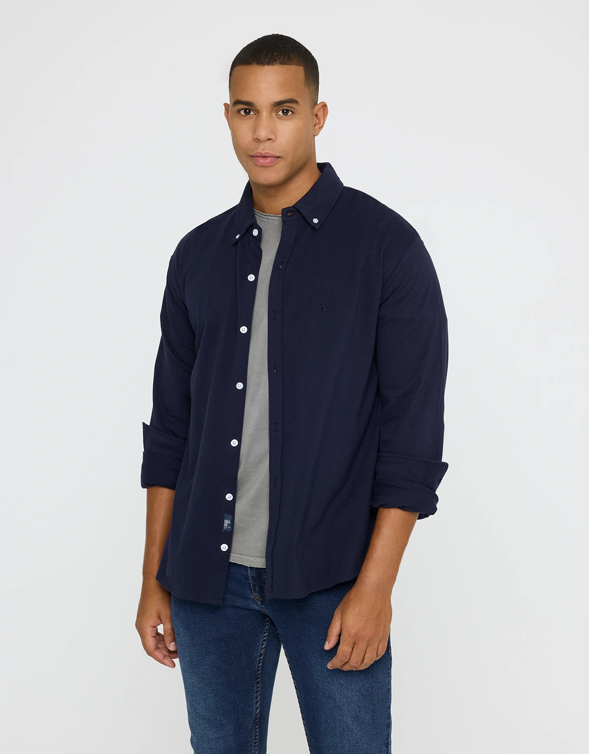 Camisa Manga Larga Algodón - Longpike