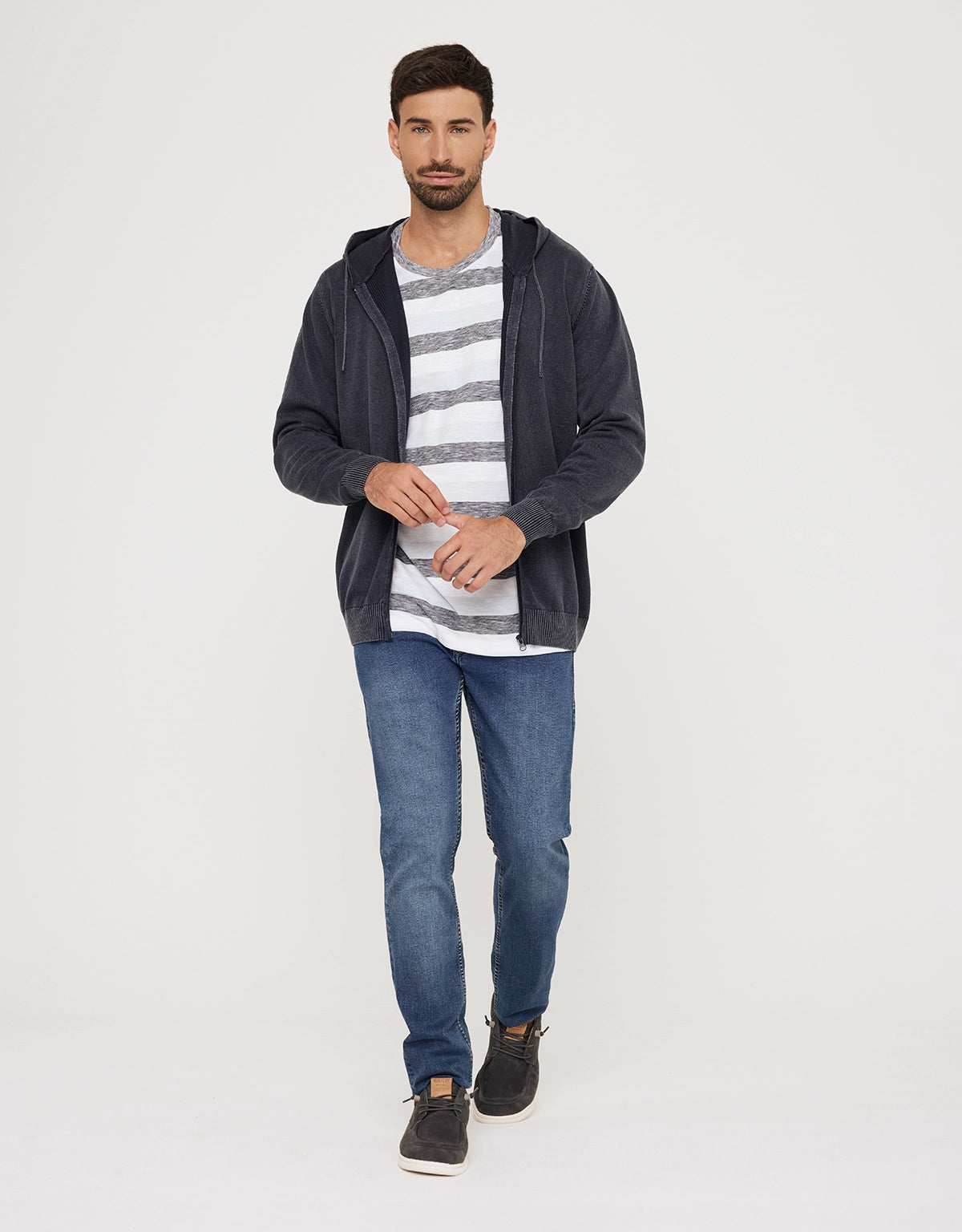 Sudadera con Capucha Azul Marino - Rys