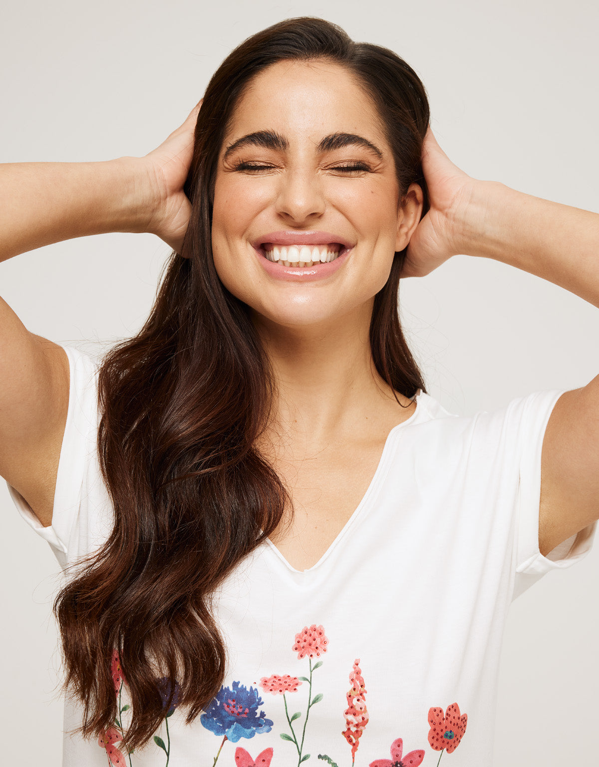 Camiseta Manga Corta Estampado - Floyote