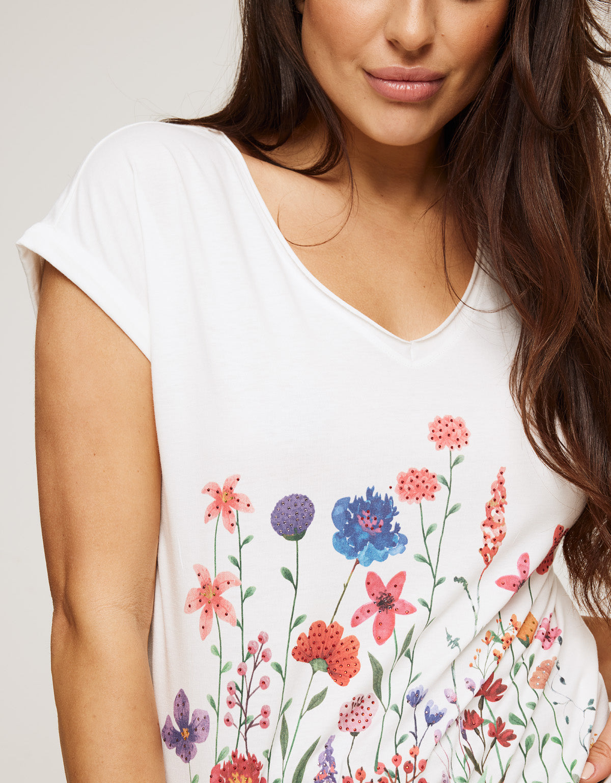 Camiseta Manga Corta Estampado - Floyote