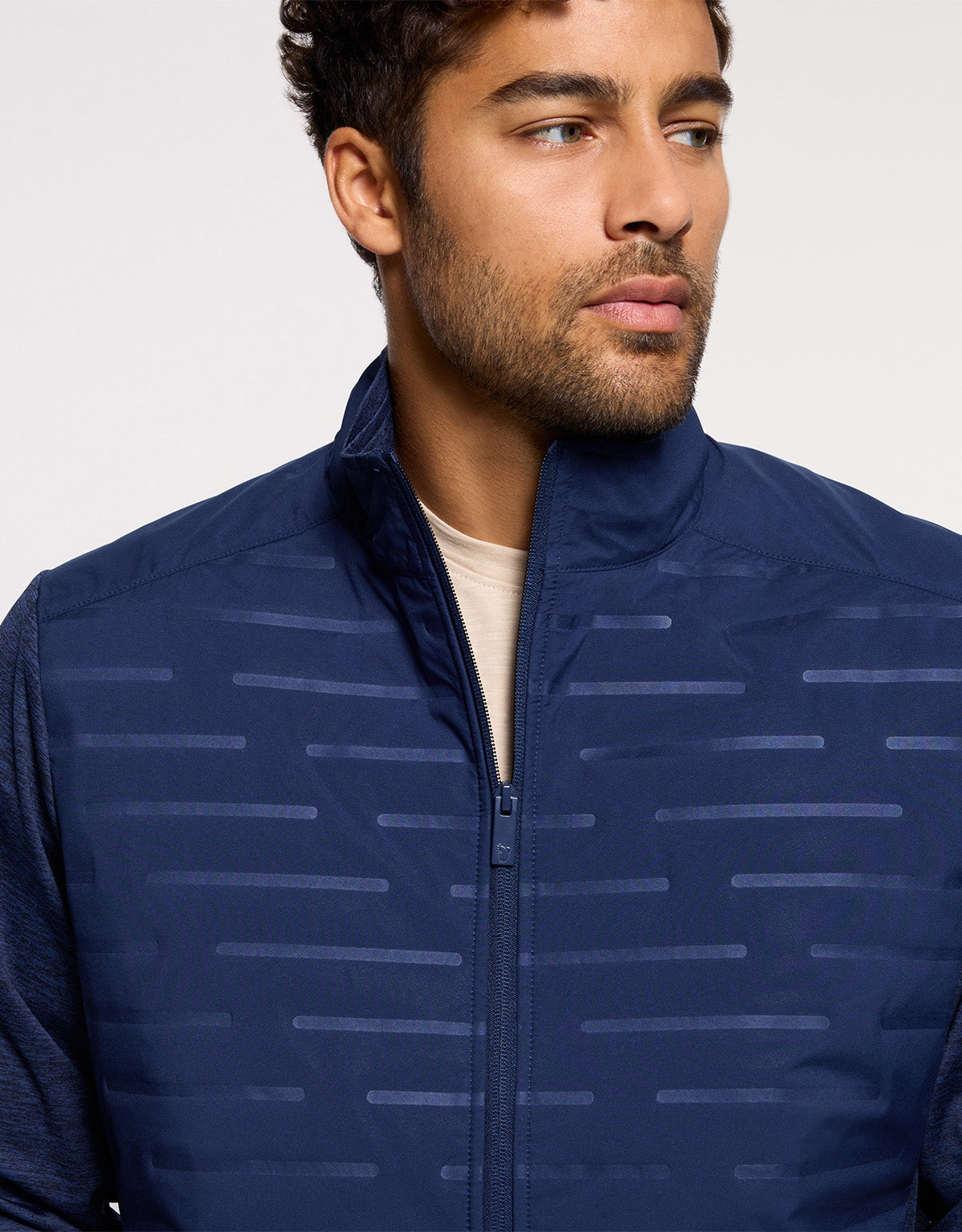 Chaqueta Ligera con Cremallera Azul - Phu 1