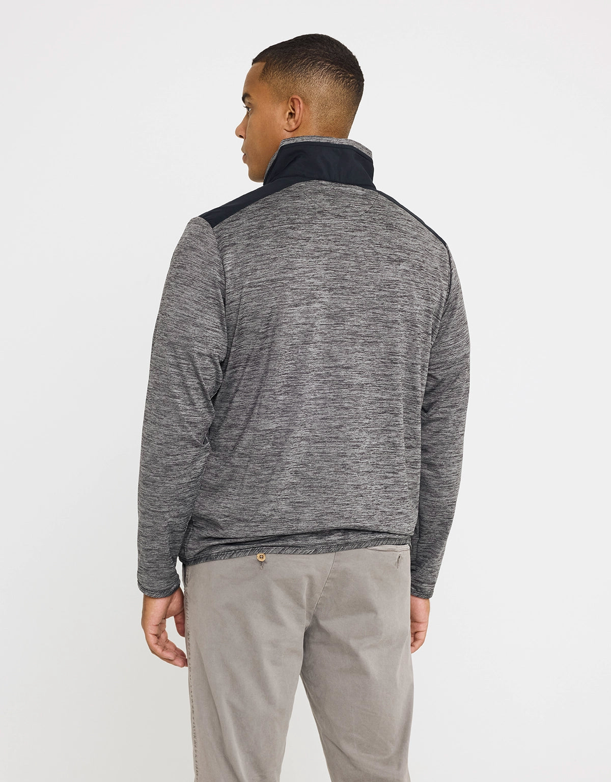 Chaqueta Ligera con Cremallera Gris - Phu