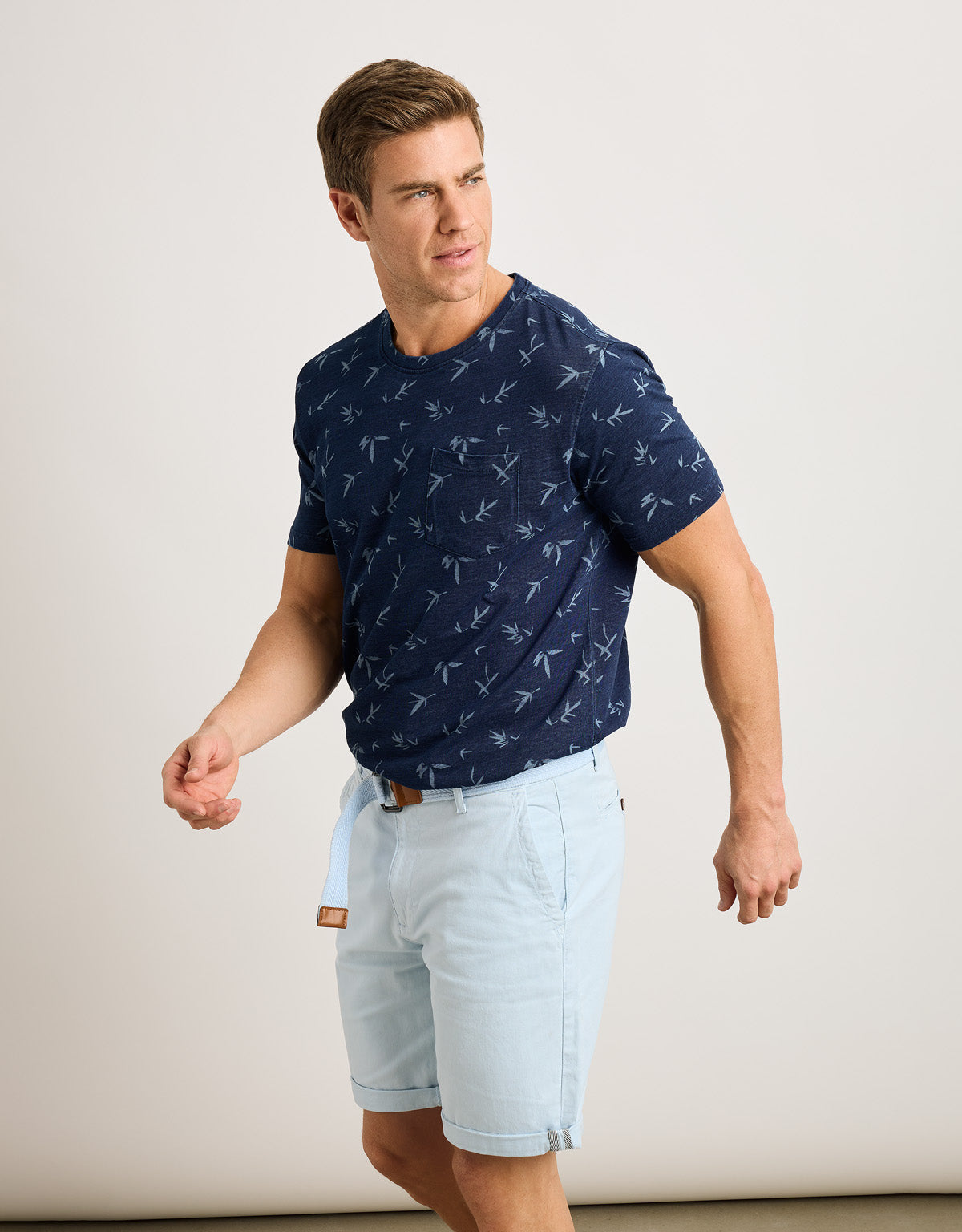 Camiseta Manga Corta Azul Marino - Vioca 4