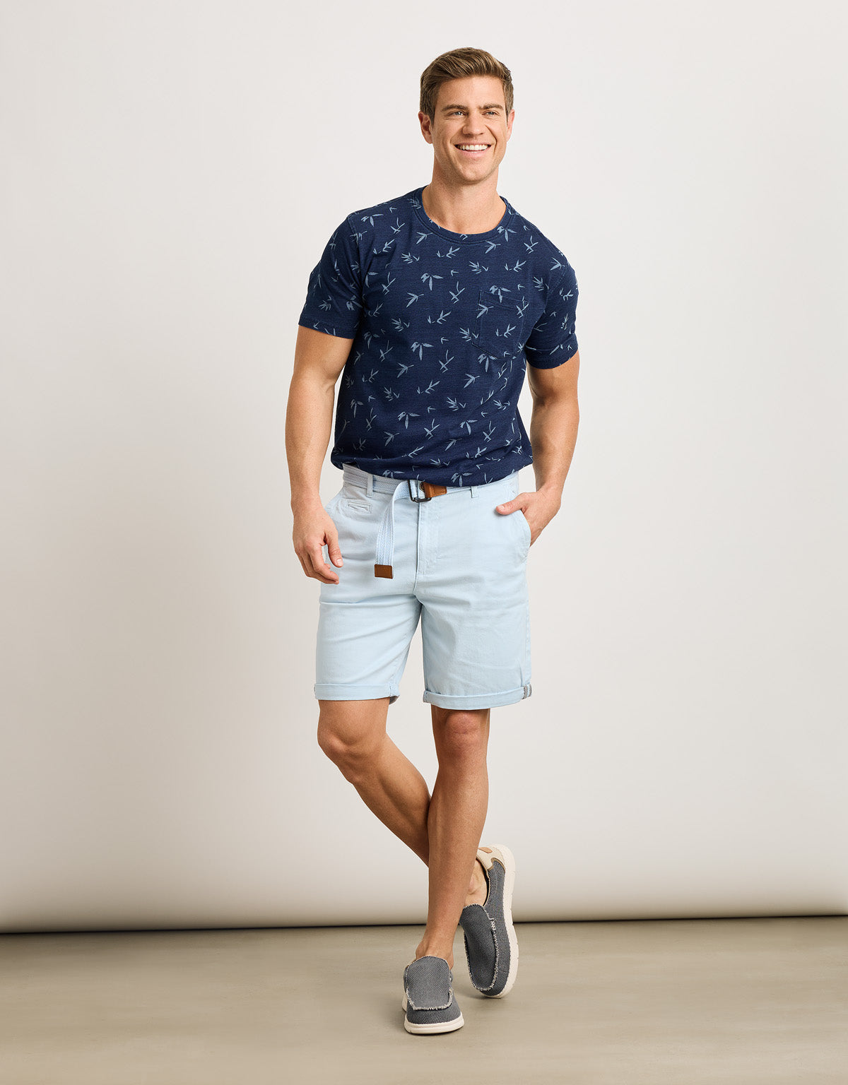 Camiseta Manga Corta Azul Marino - Vioca 6