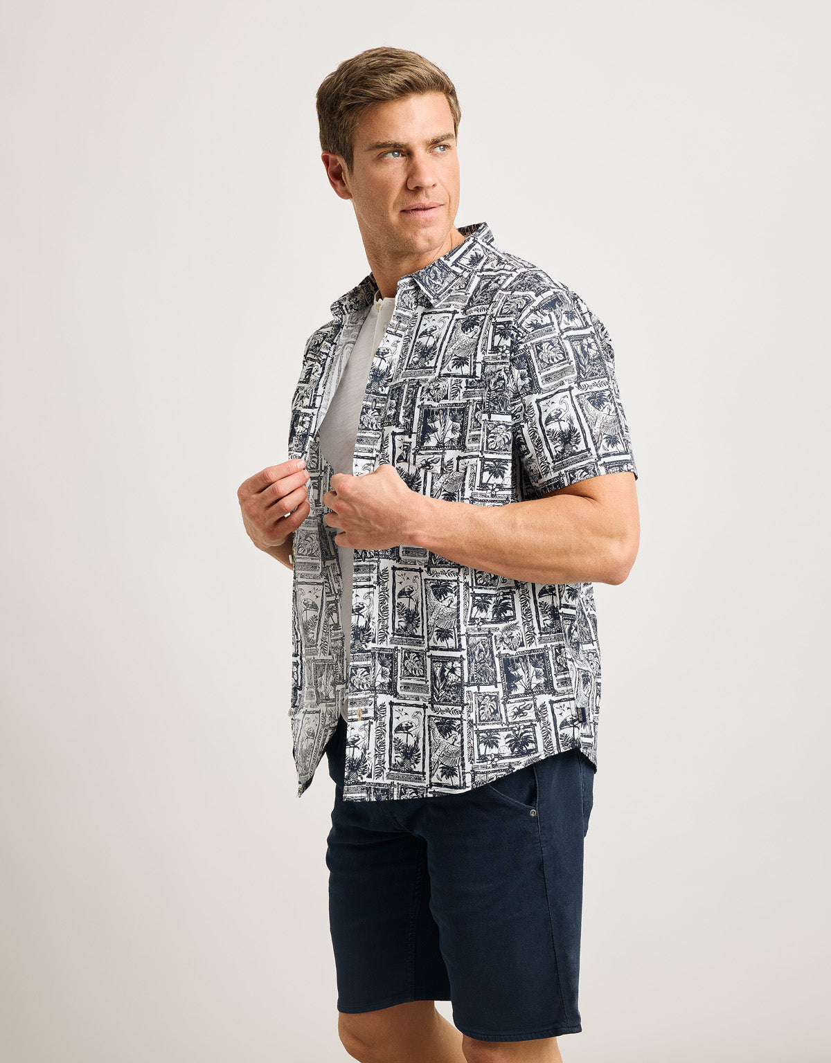 Camisa Manga Corta Blanco - Kos 4