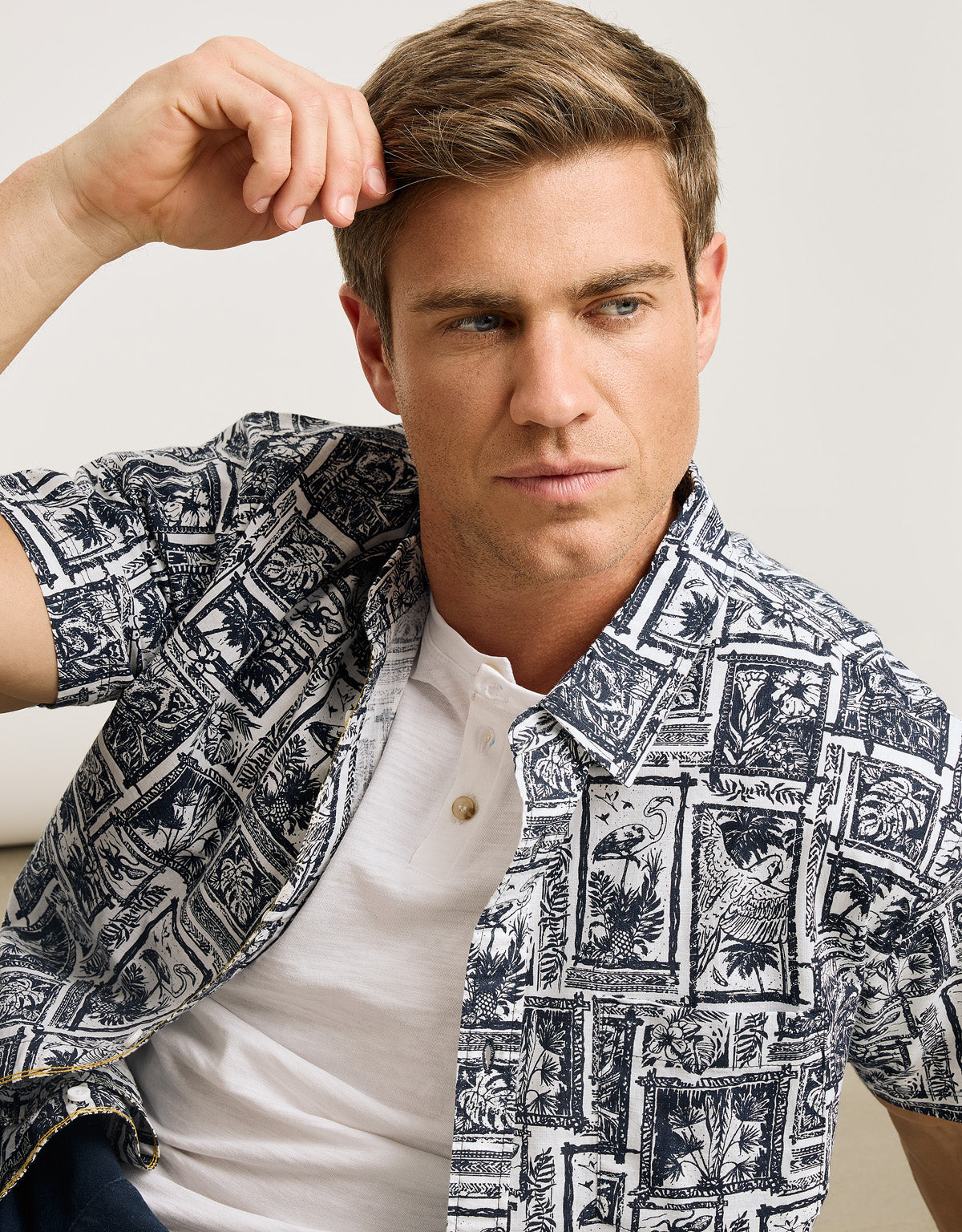 Camisa Manga Corta Blanco - Kos 2