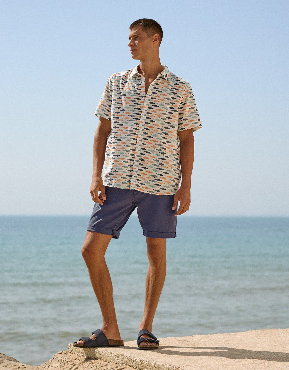 Camisa Manga Corta Naranja - Rosspe 6