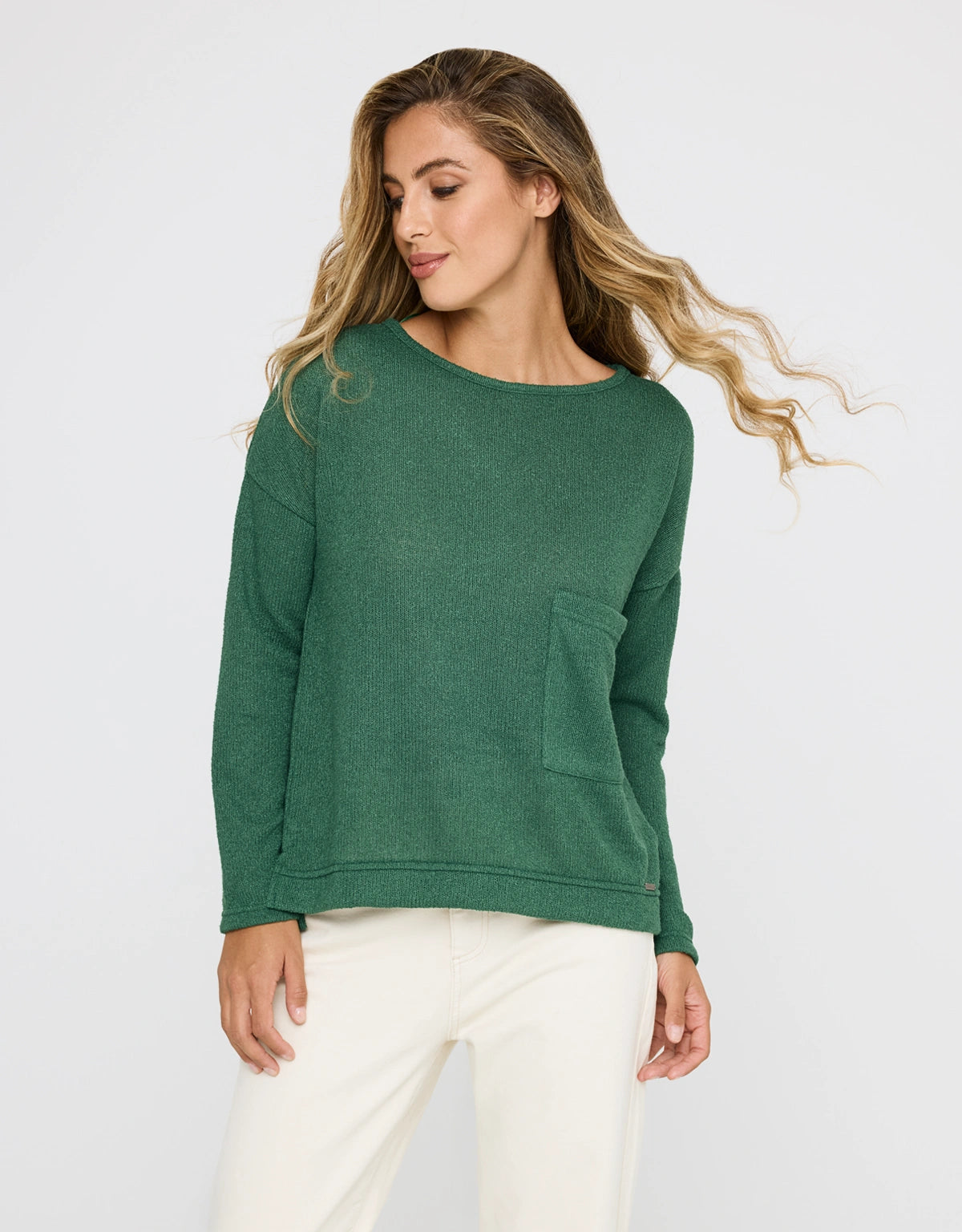 Jersey Manga Larga Verde - Loralex