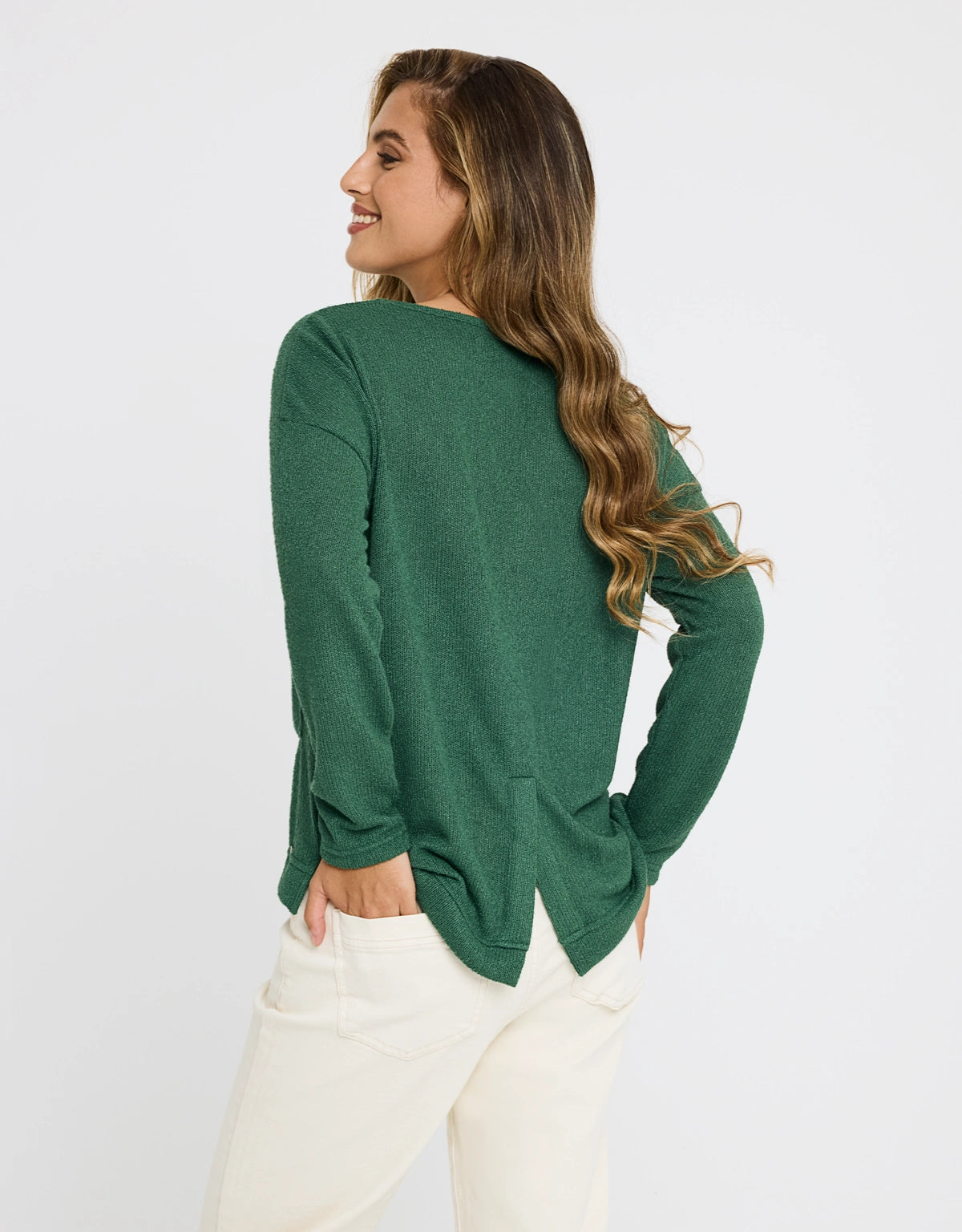 Jersey Manga Larga Verde - Loralex