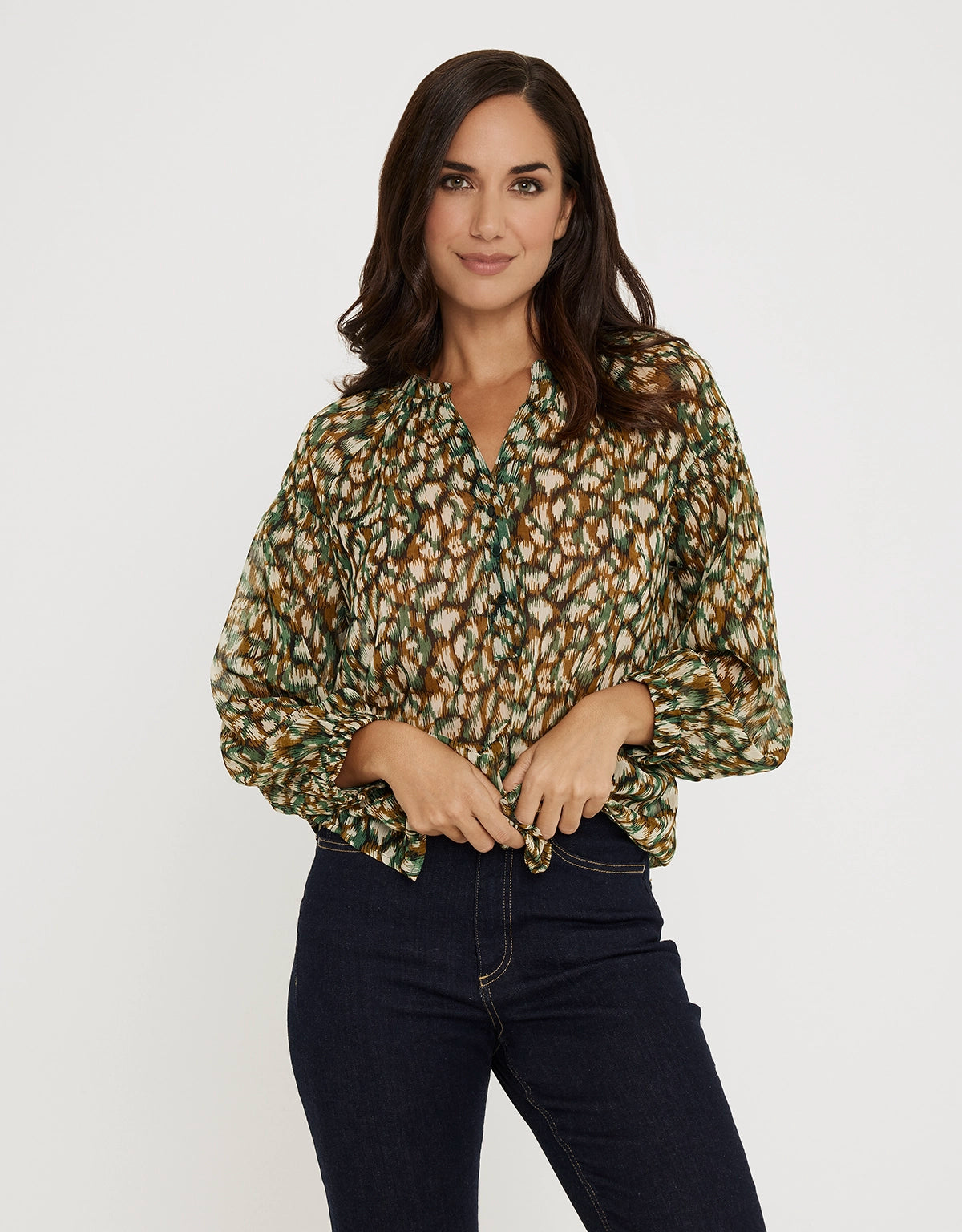 Camisa Manga Larga Estampada - Handy