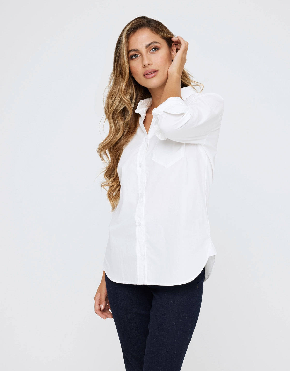 Camisa Manga Larga Blanco - Ambre