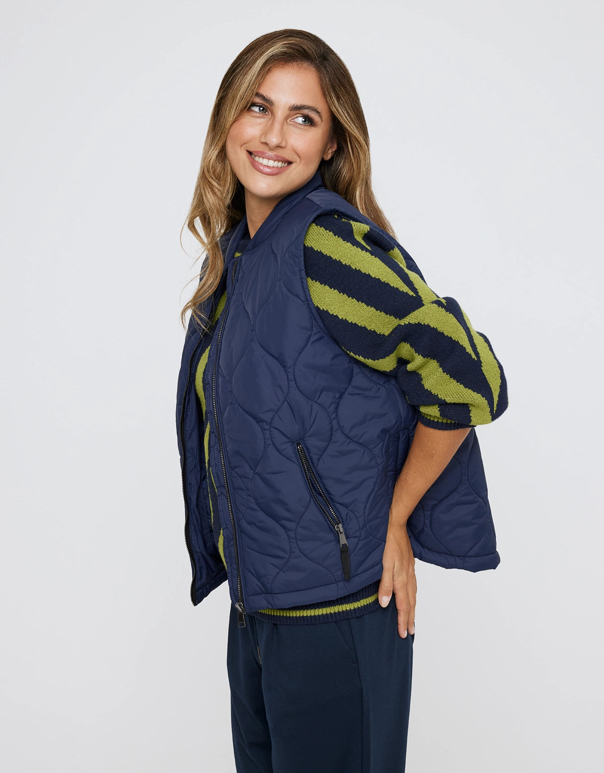 Chaleco Azul Marino Acolchado - Jantersin