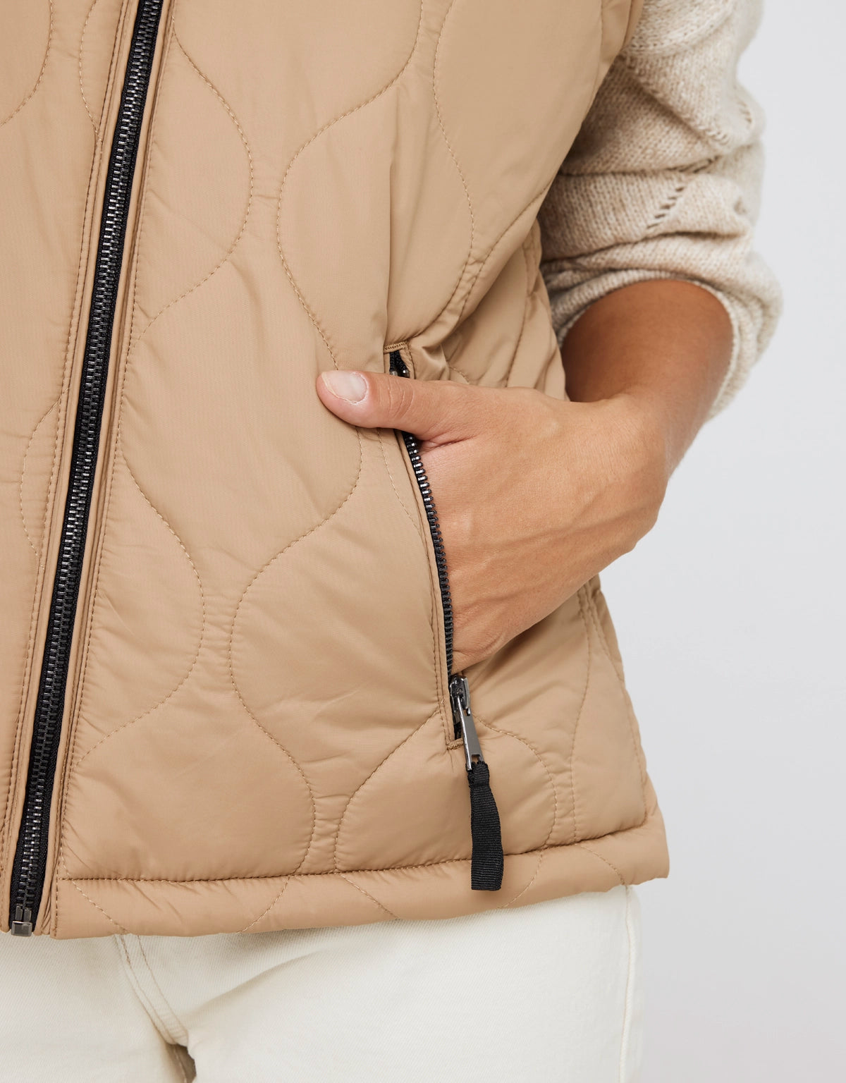 Chaleco Marrón Acolchado - Jantersin