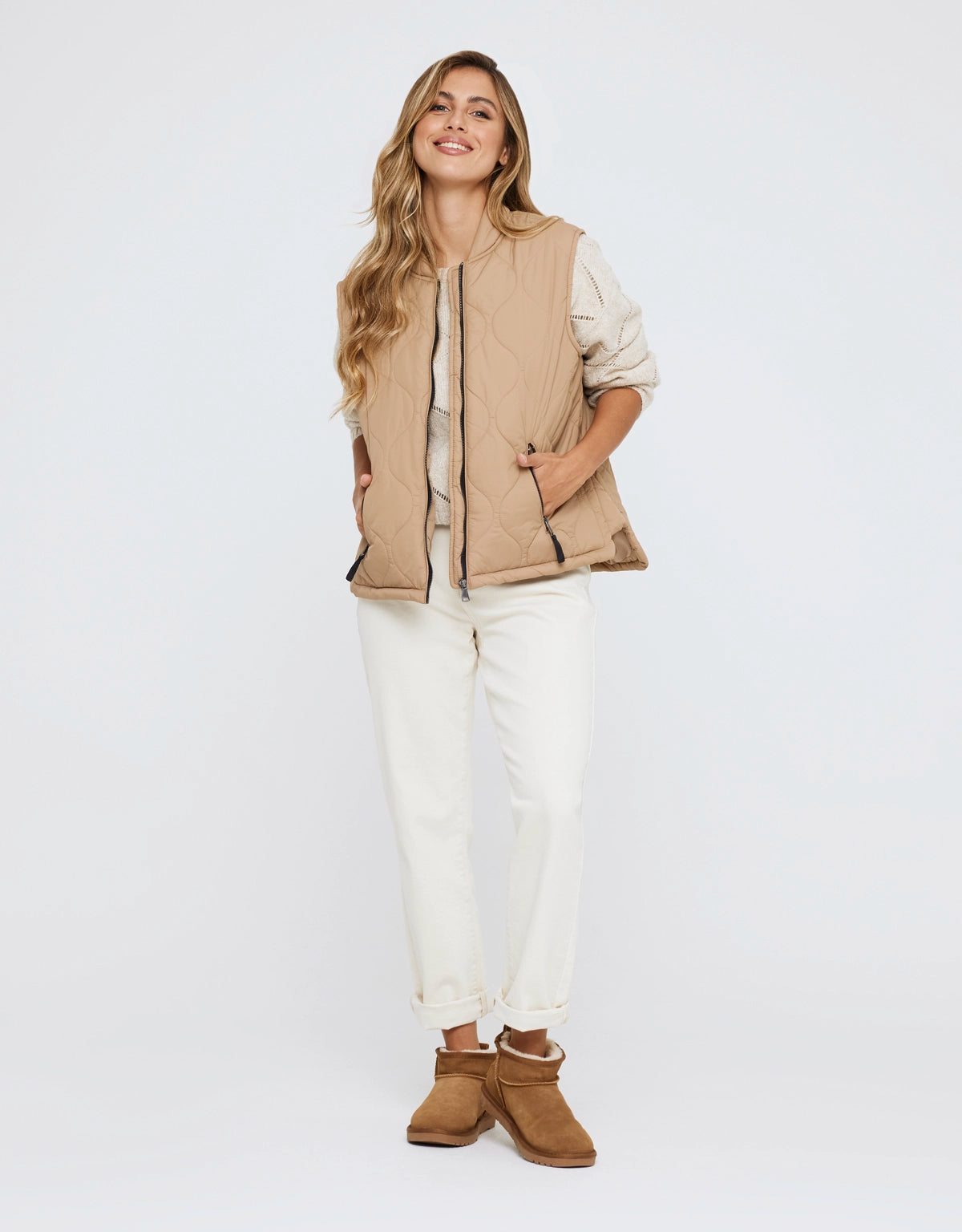 Chaleco Marrón Acolchado - Jantersin