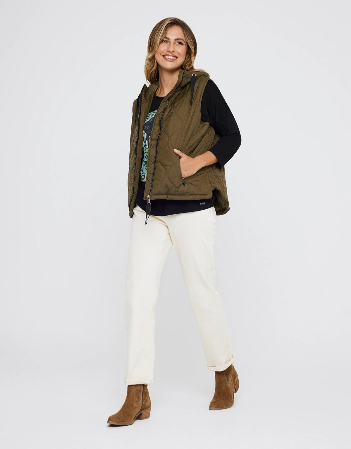 Chaleco Caqui Acolchado - Janter