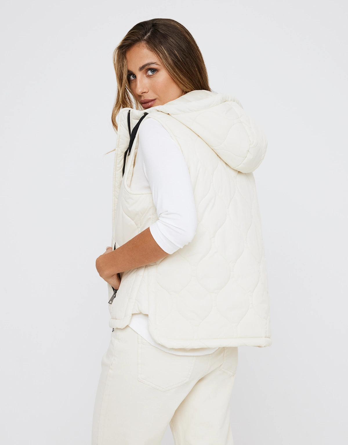 Chaleco Beige Acolchado - Janter