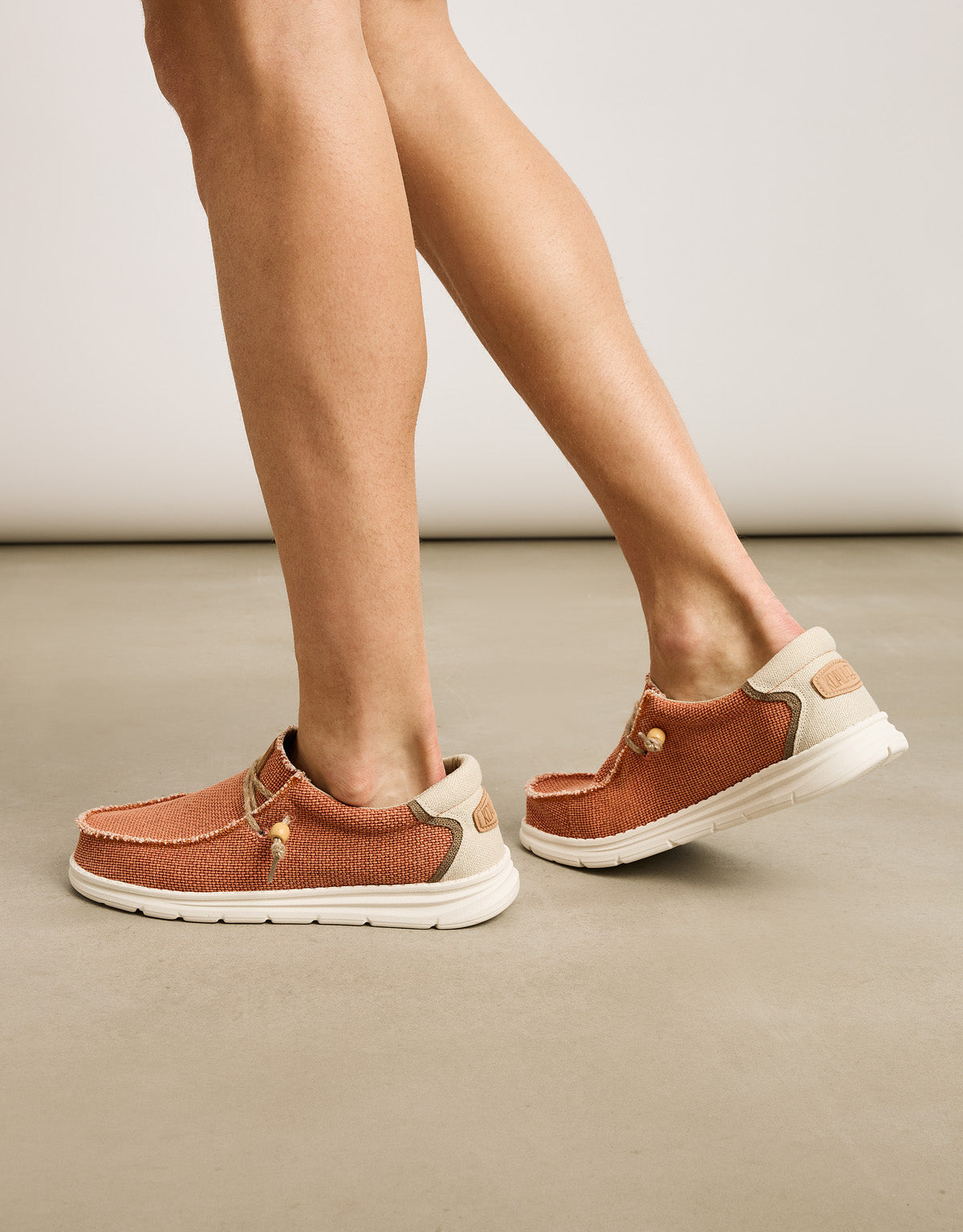 Wallabee Casual Shoe Orange - Supreme