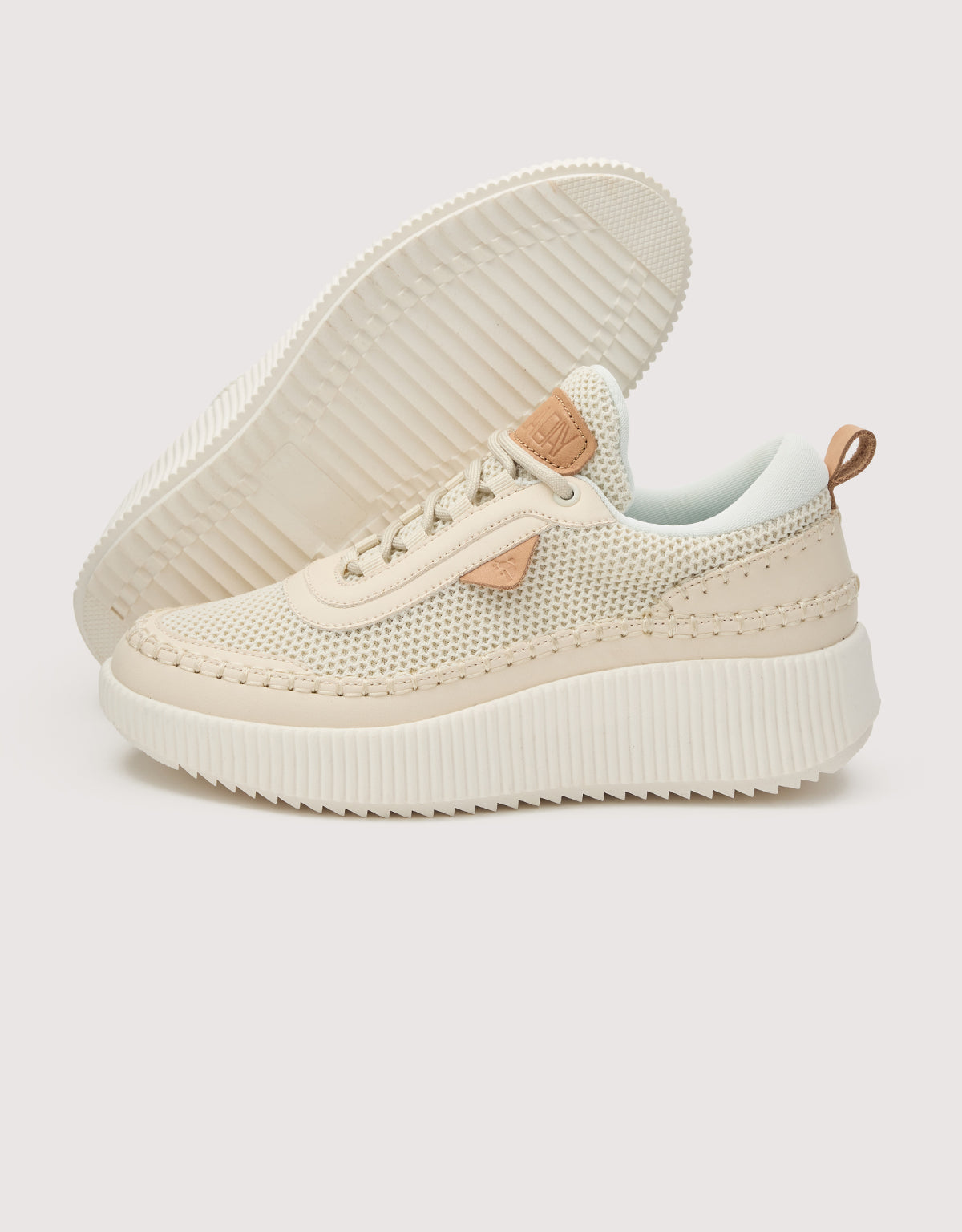 Zapatillas Plataforma Beige - Treviso 5