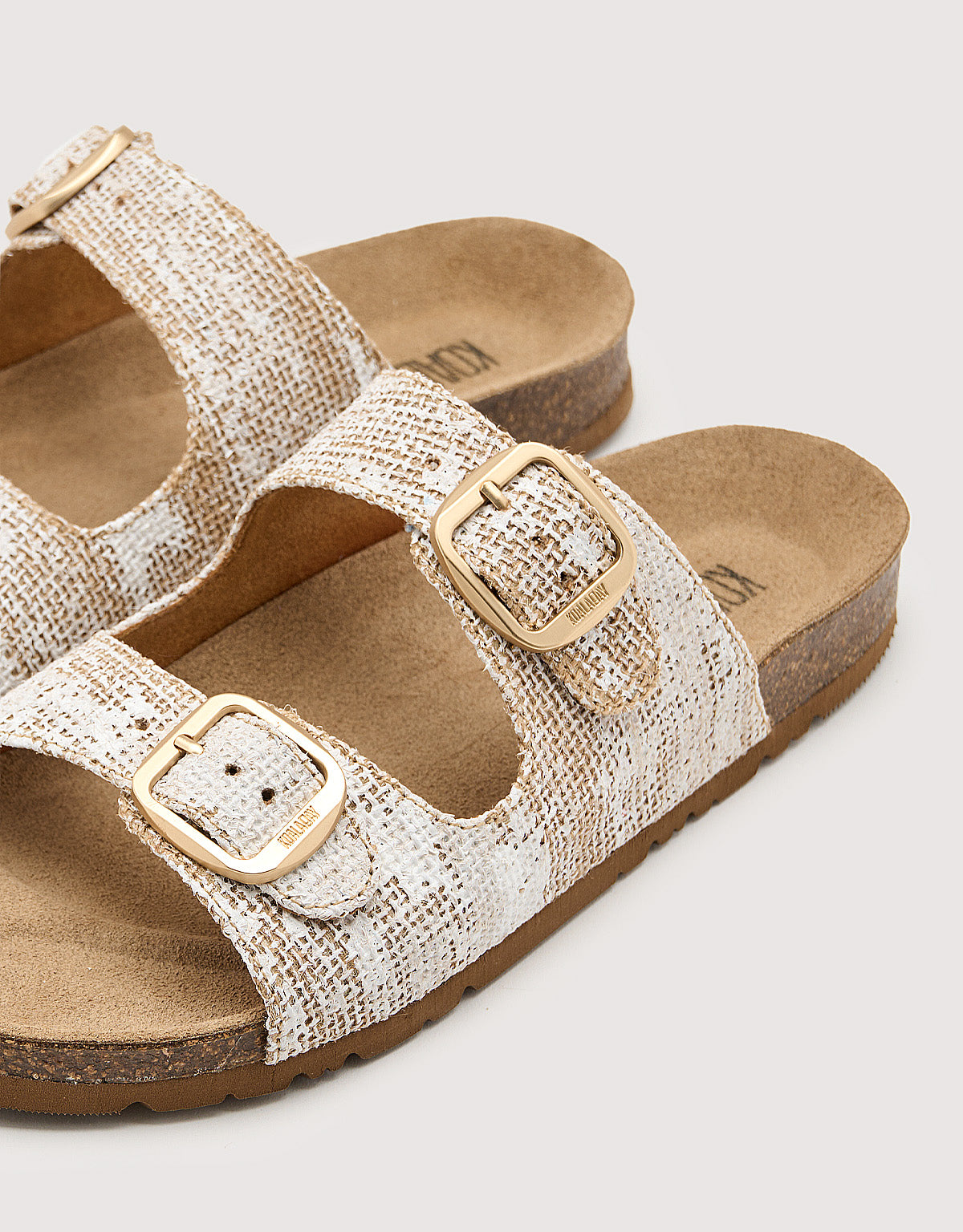 Sandale Blanche Bio Naturelle - Reine