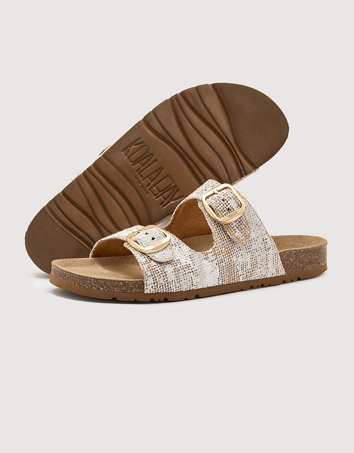 Sandale Blanche Bio Naturelle - Reine