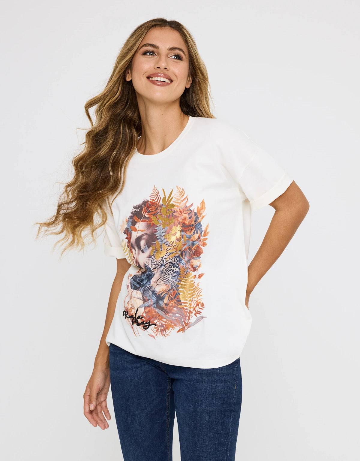 Camiseta Manga Corta Estampado - Savagefe