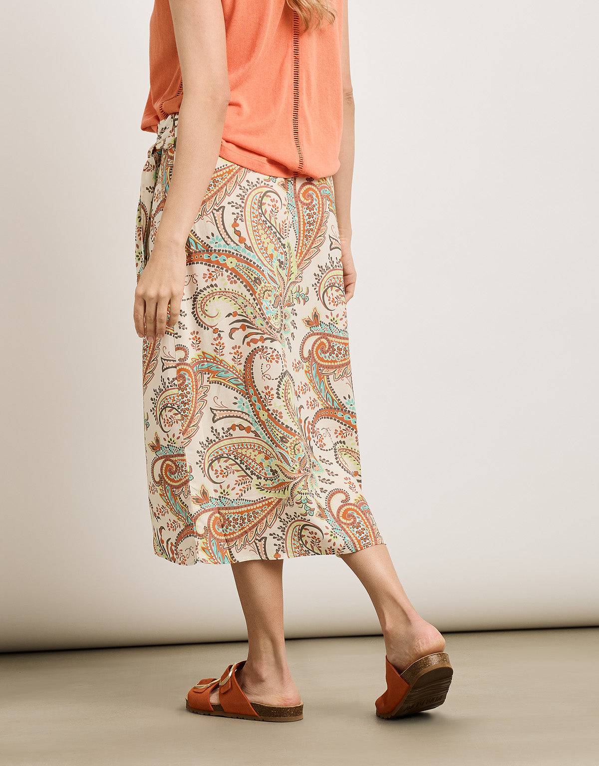 Falda Midi Multicolor - Grilix