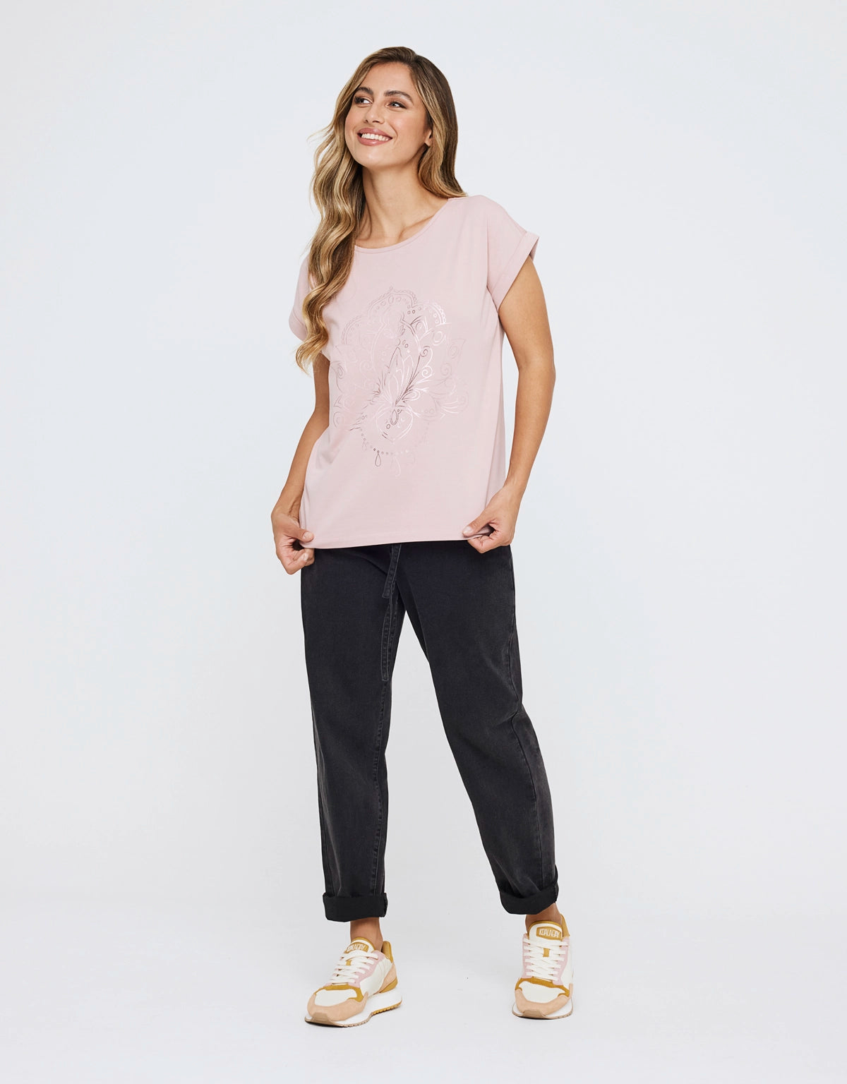 Camiseta Manga Corta Rosa - Kalurta