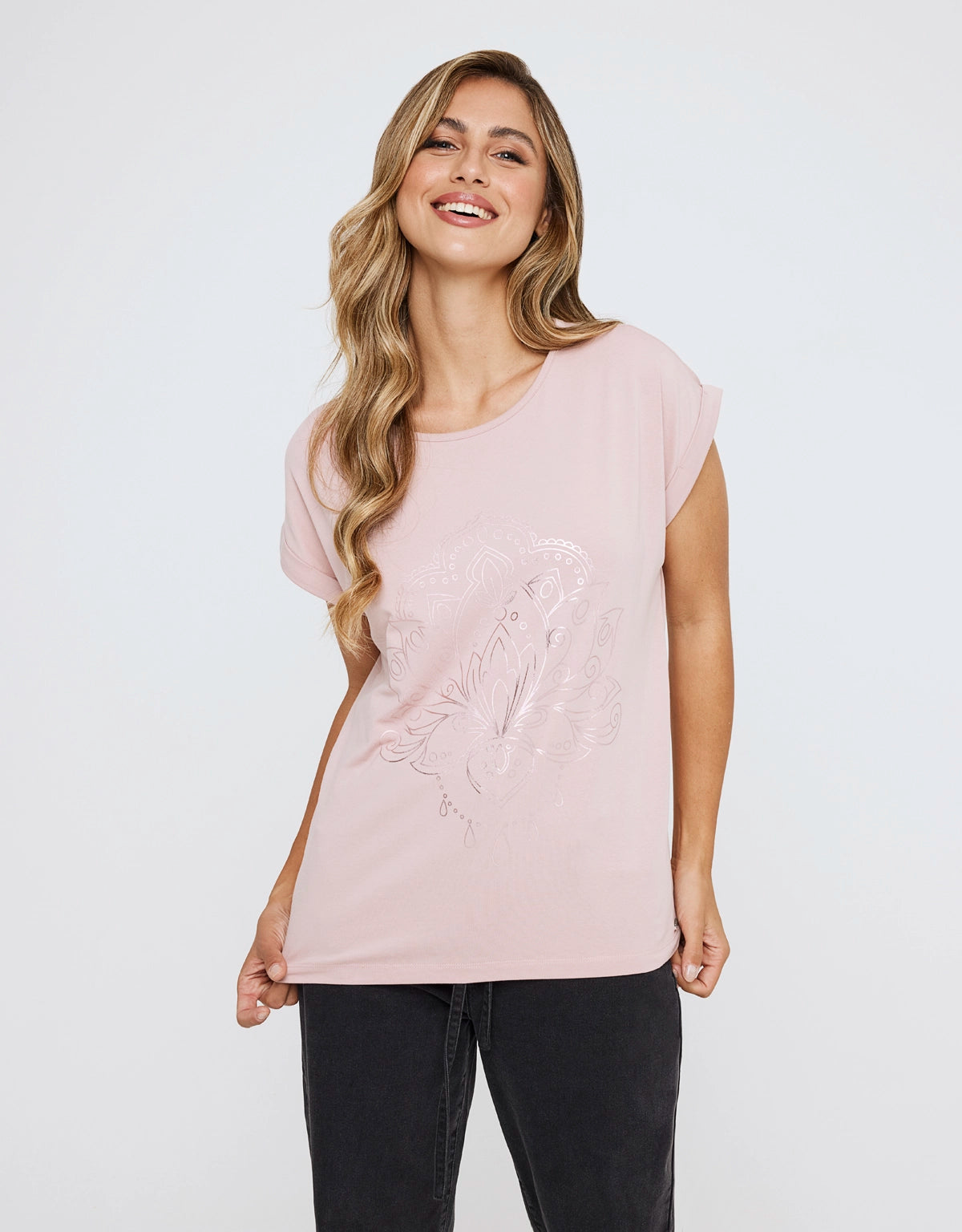 Camiseta Manga Corta Rosa - Kalurta