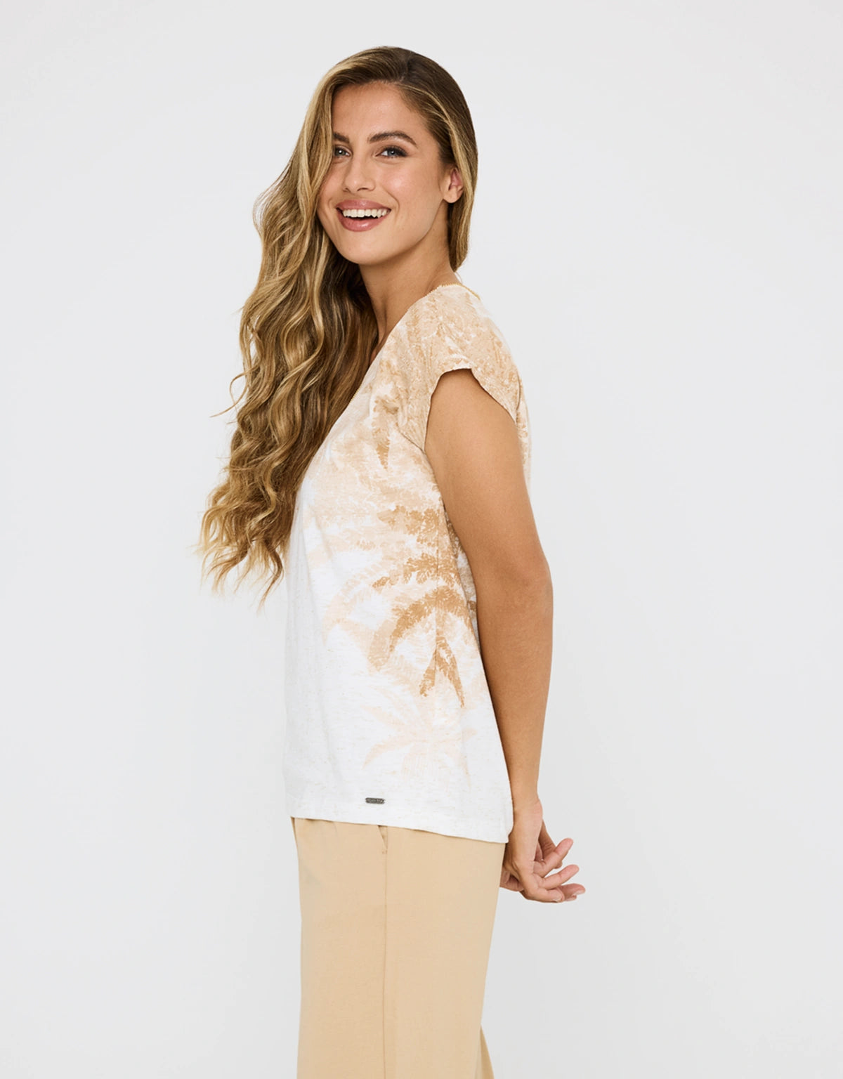 Camiseta Manga Corta Estampada - Ambera