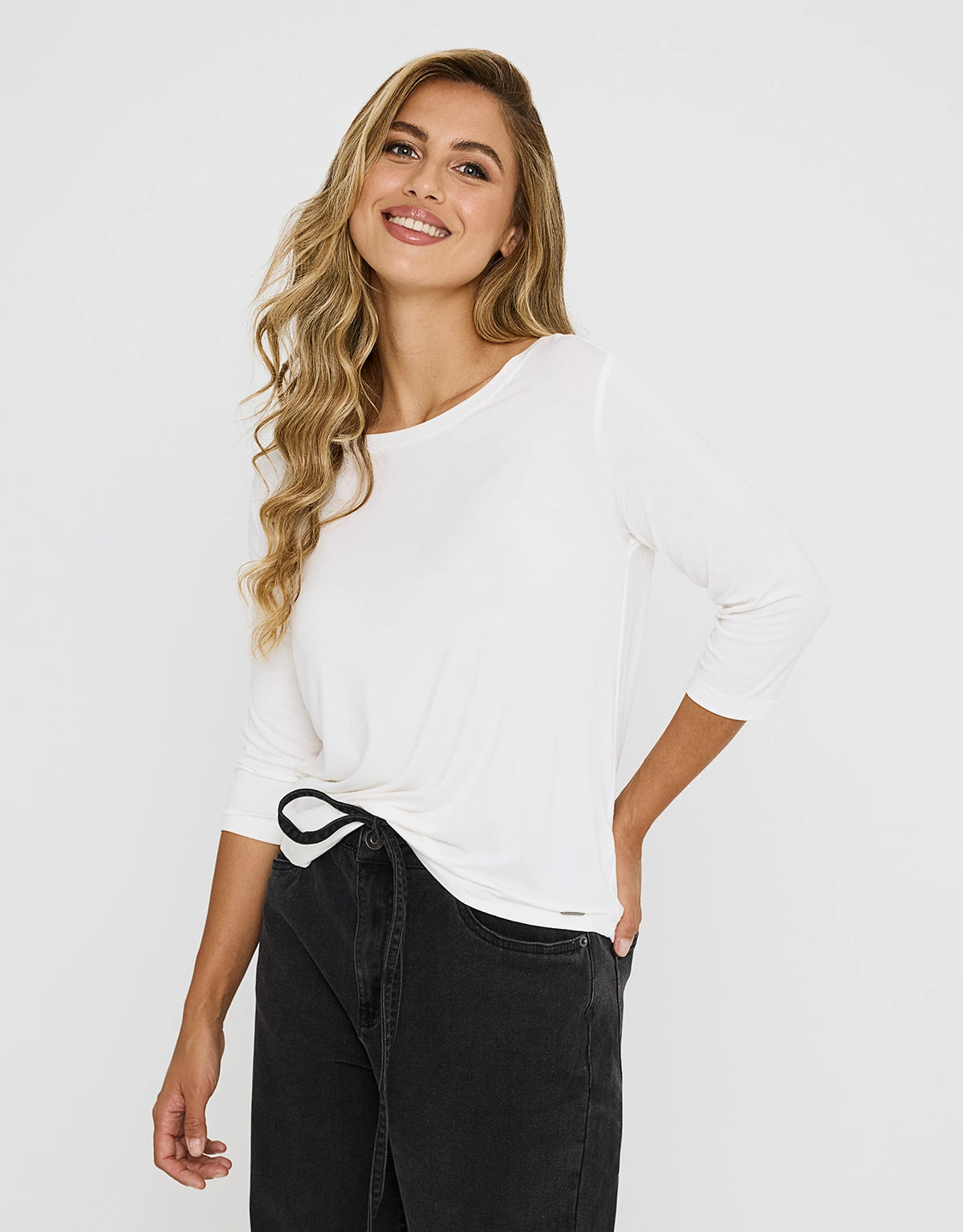 Camiseta Media Manga Beige - Kloraleen