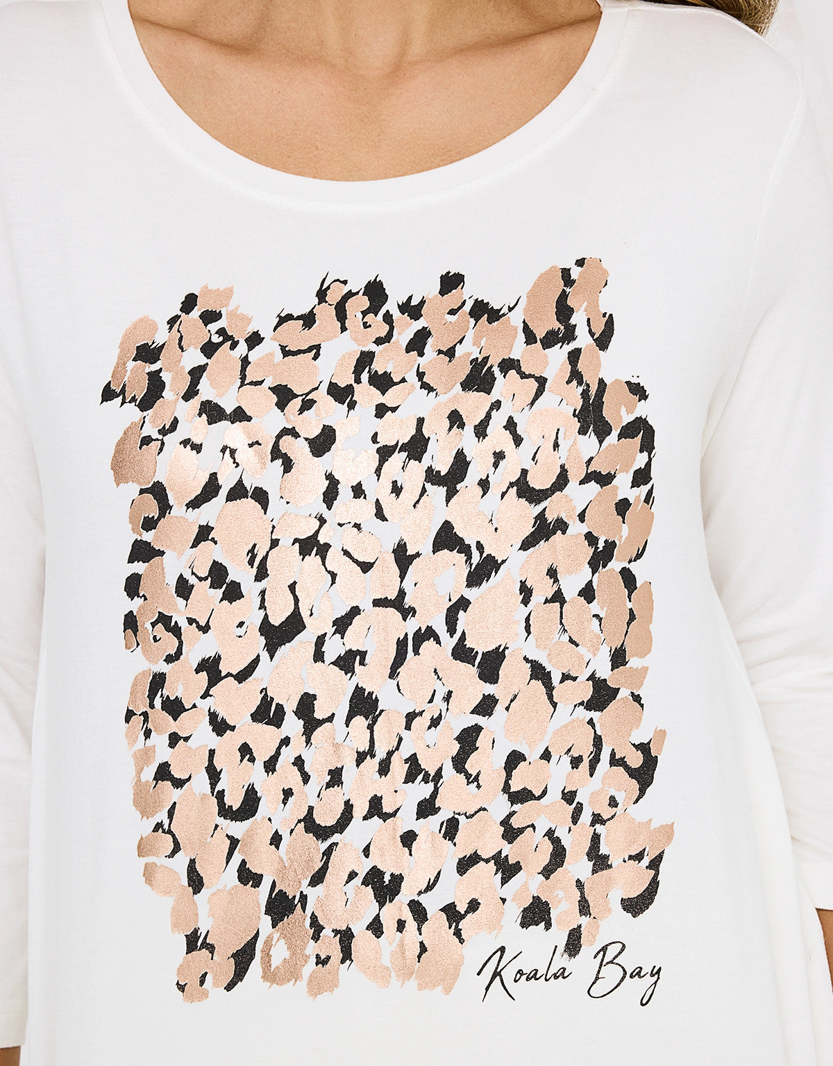 Camiseta Manga Corta Beige - Leobrilli