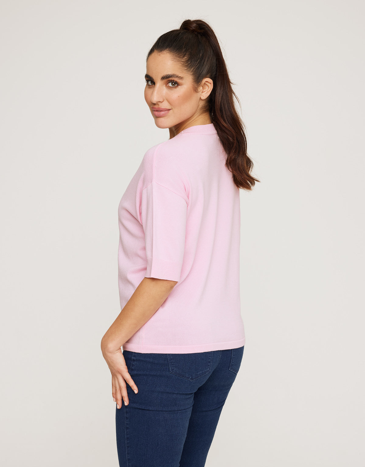 Jersey Manga Corta Rosa - Krekla