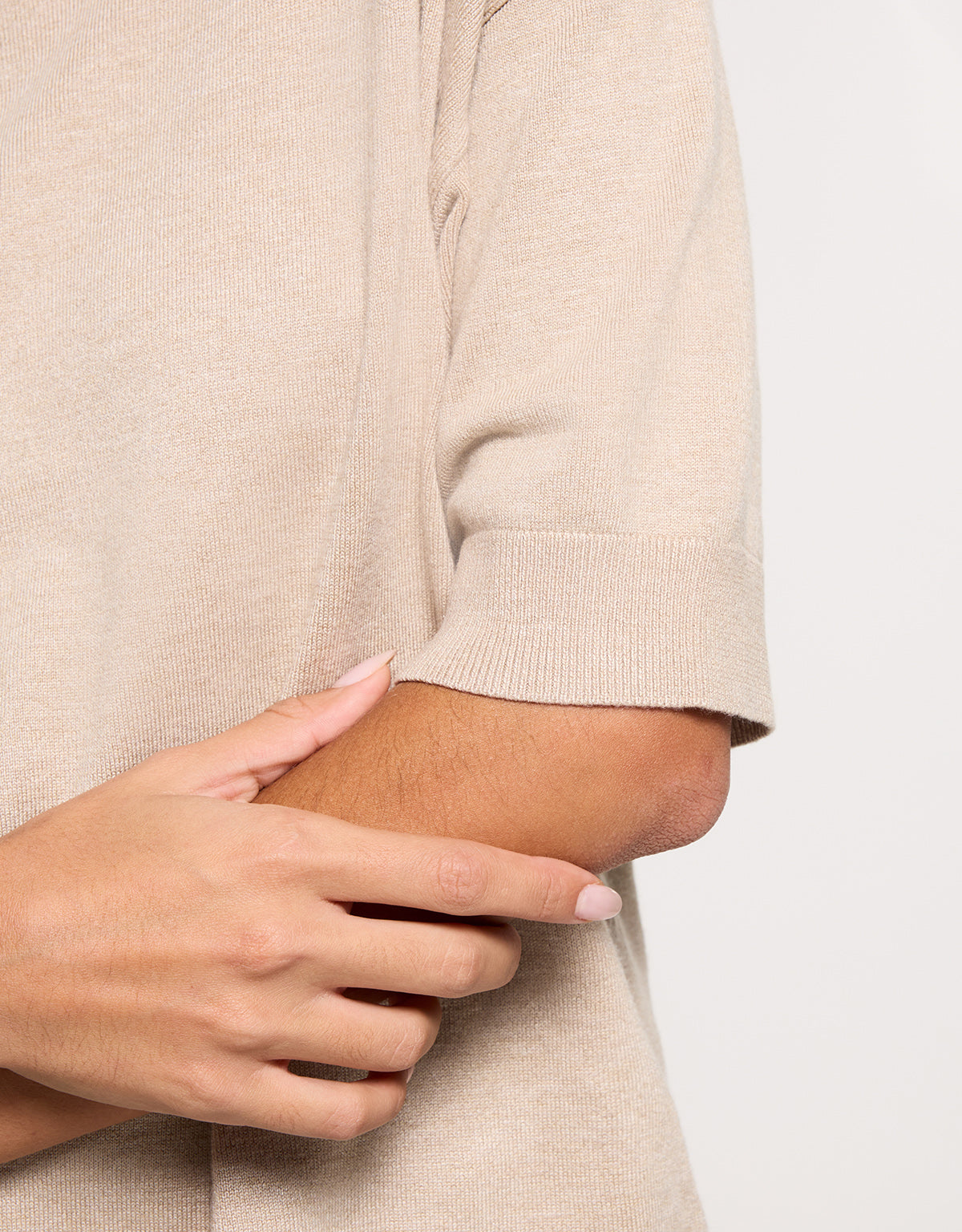 Jersey Manga Larga Beige - Krekla 5