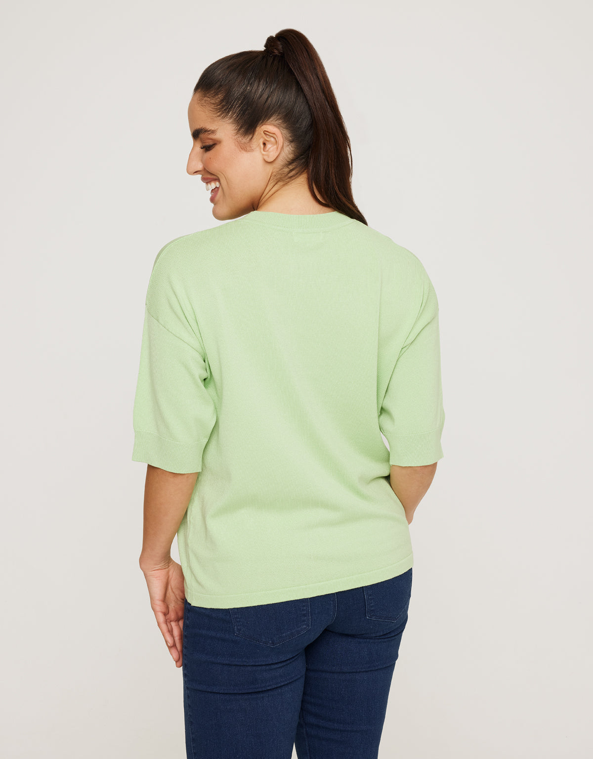 Jersey Manga Corta Verde Claro - Krekla