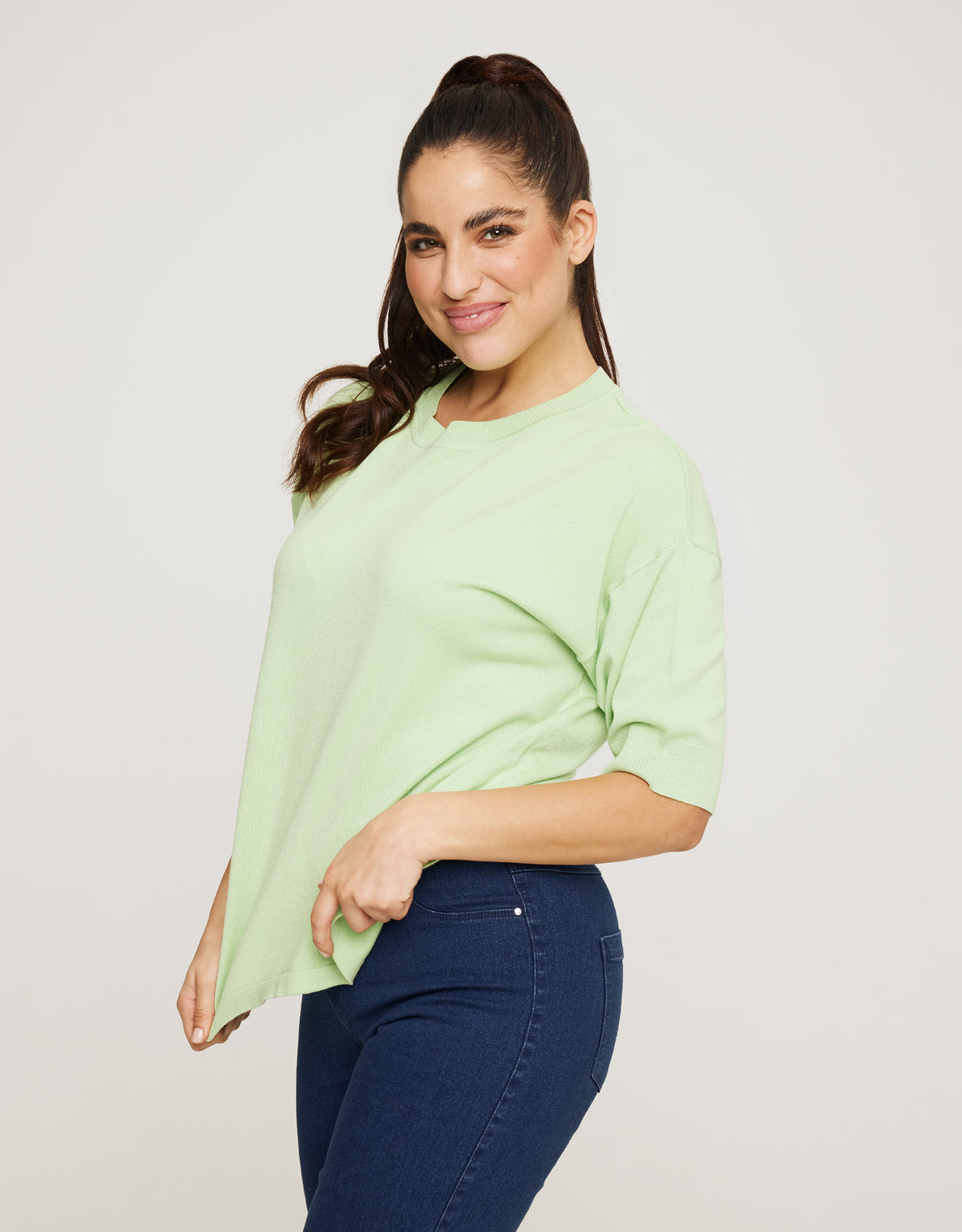 Jersey Manga Corta Verde Claro - Krekla