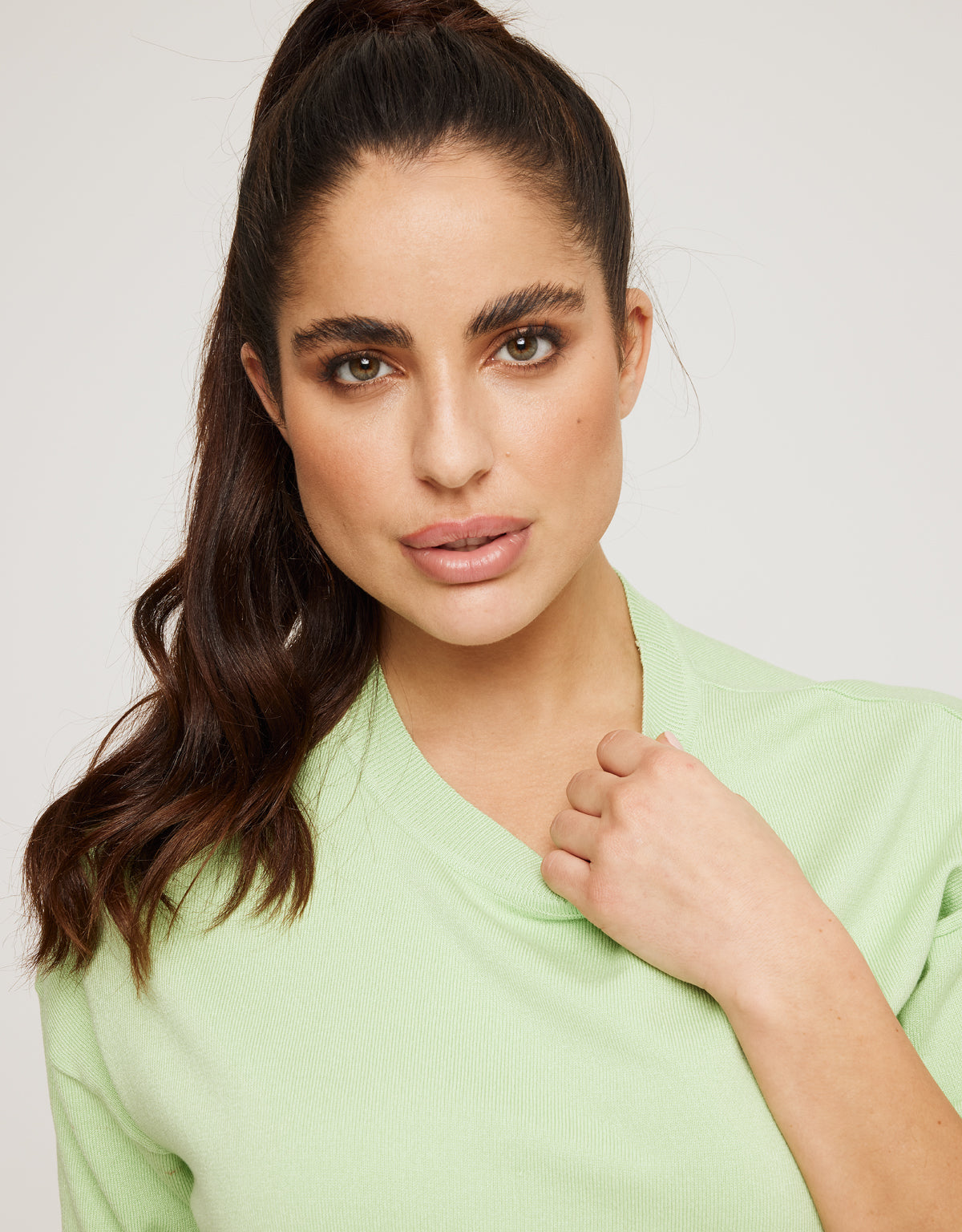 Jersey Manga Corta Verde Claro - Krekla