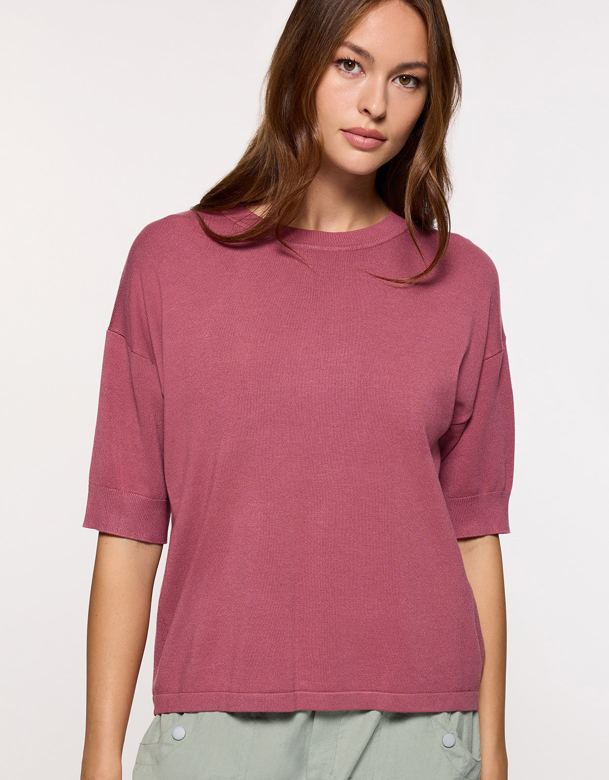 Jersey Manga Corta Rosa - Krekla 2