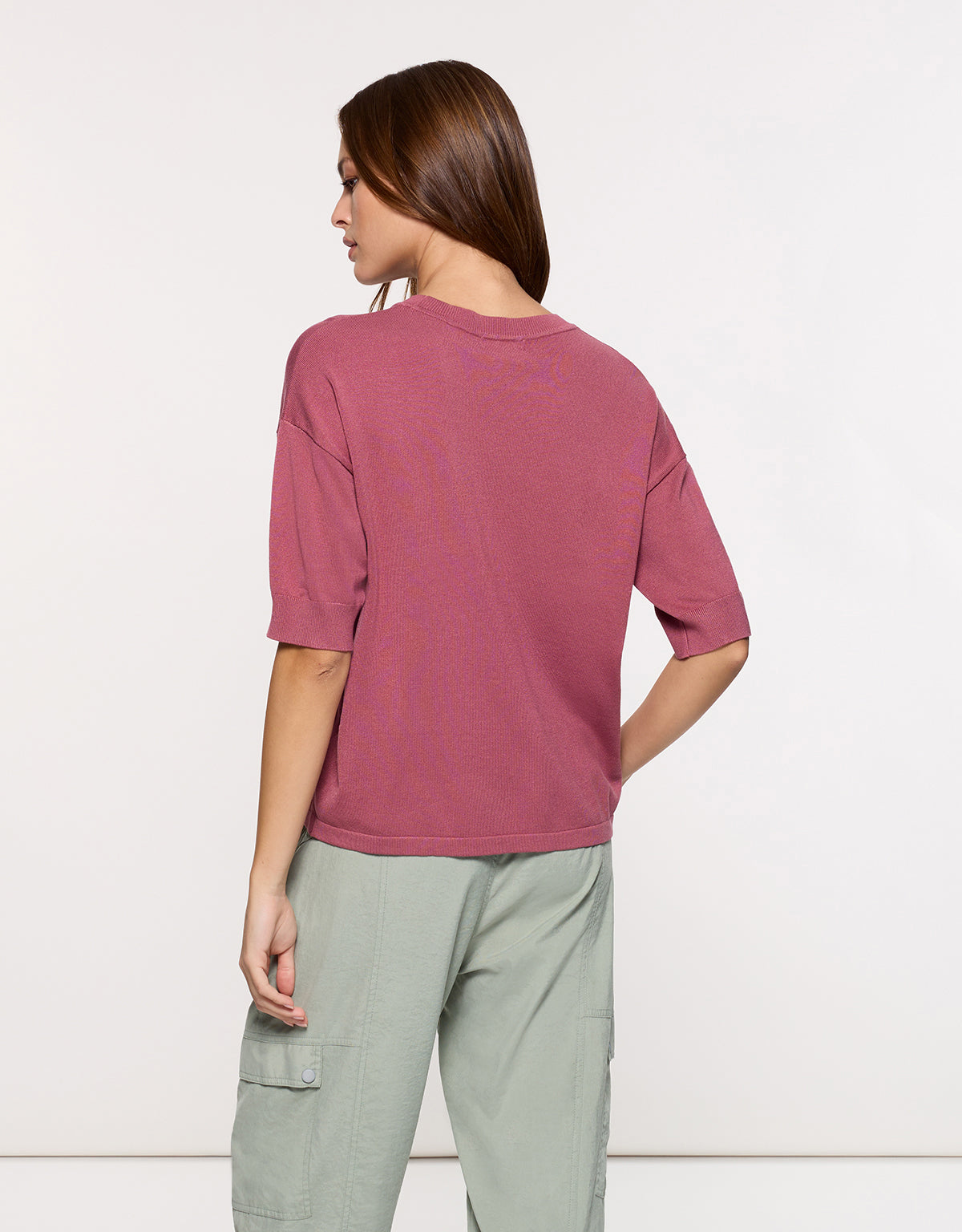 Jersey Manga Corta Rosa - Krekla 4