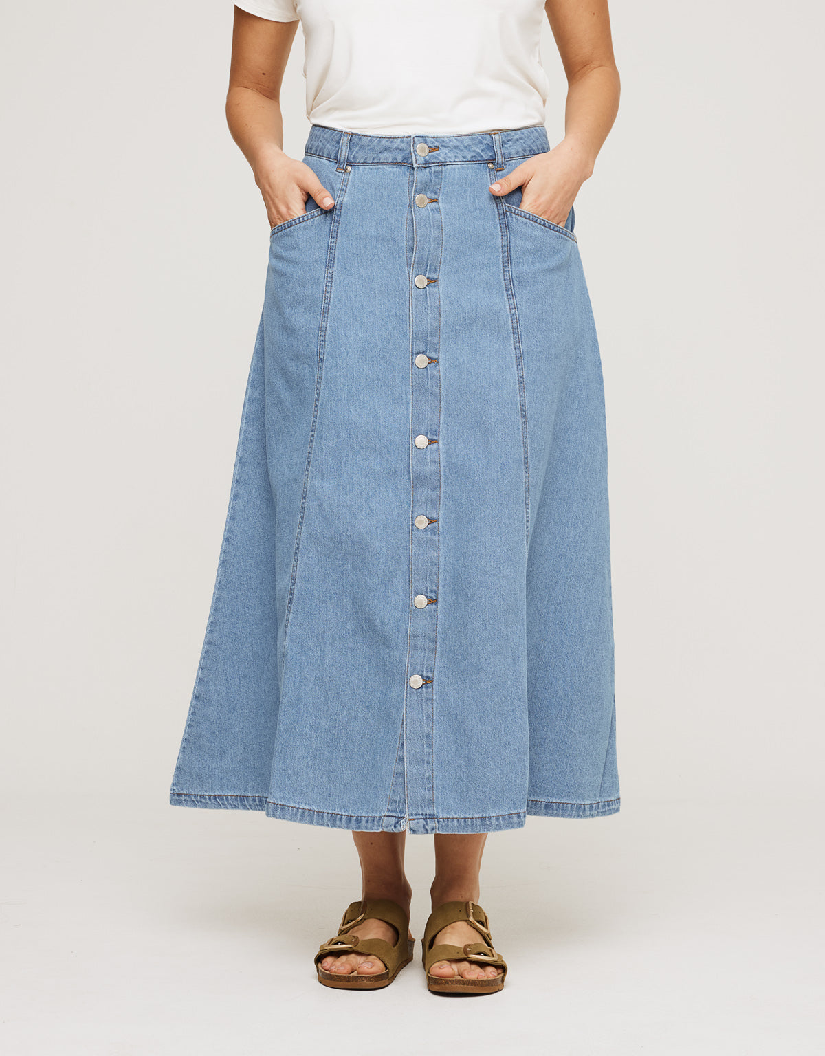 Falda Larga Denim - Jorta