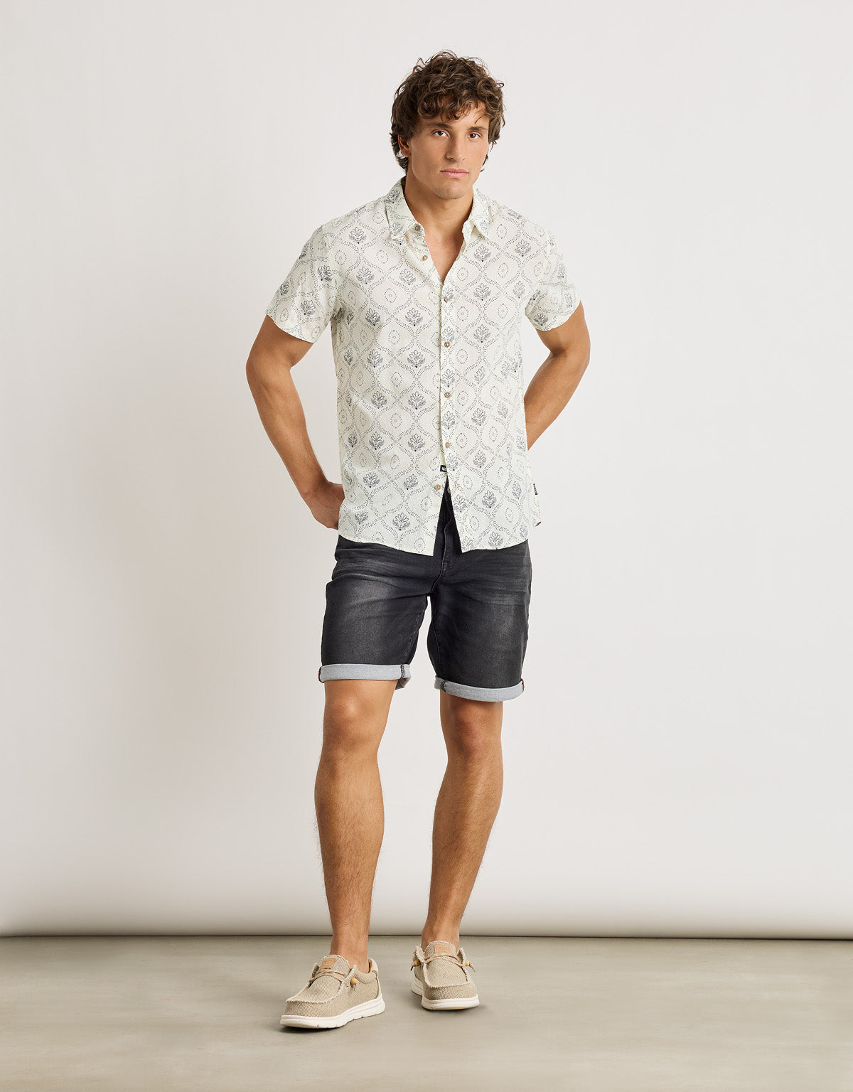 Camisa Manga Corta Blanco - Napis 7