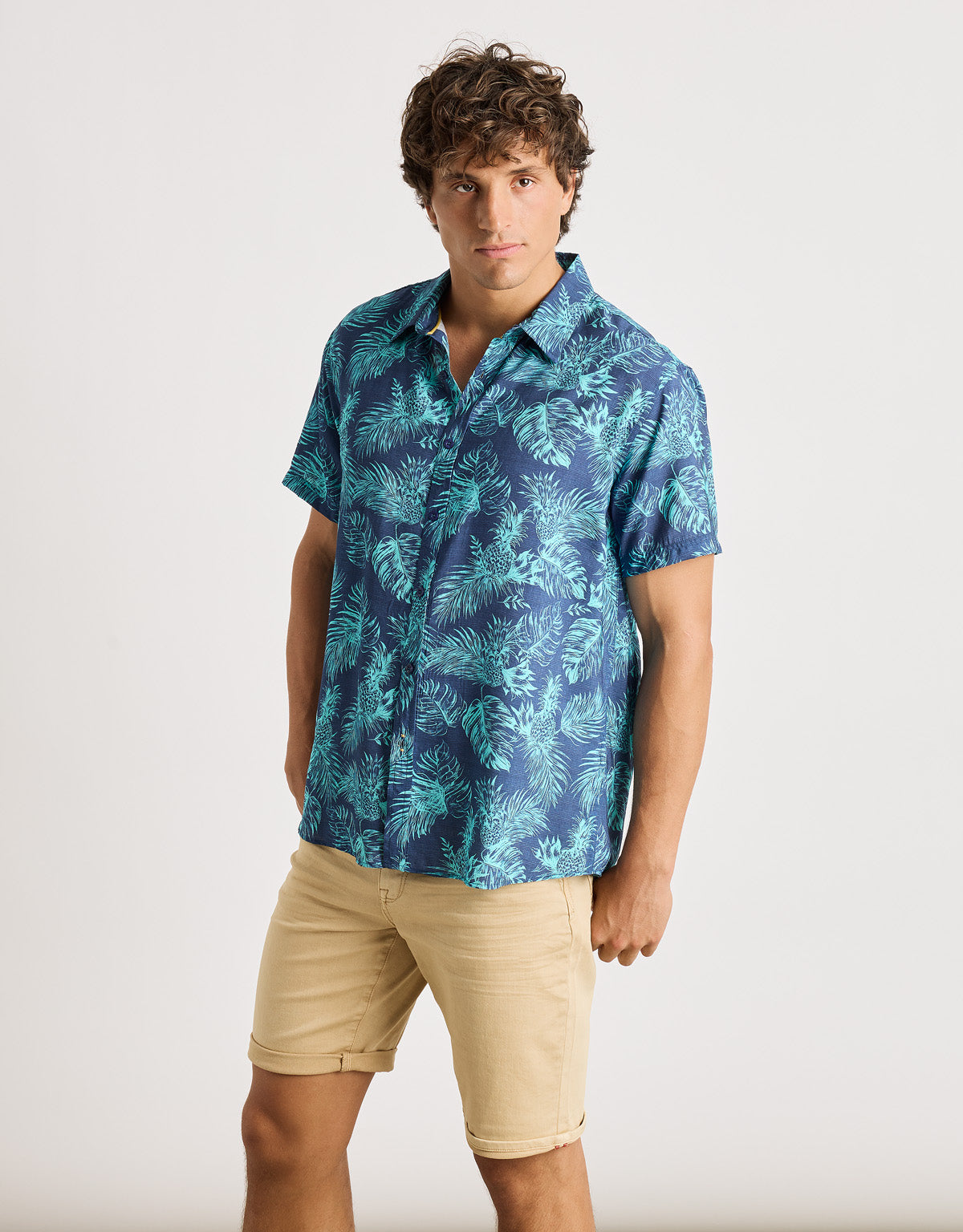 Camisa Manga Corta Azul - Westworld 4