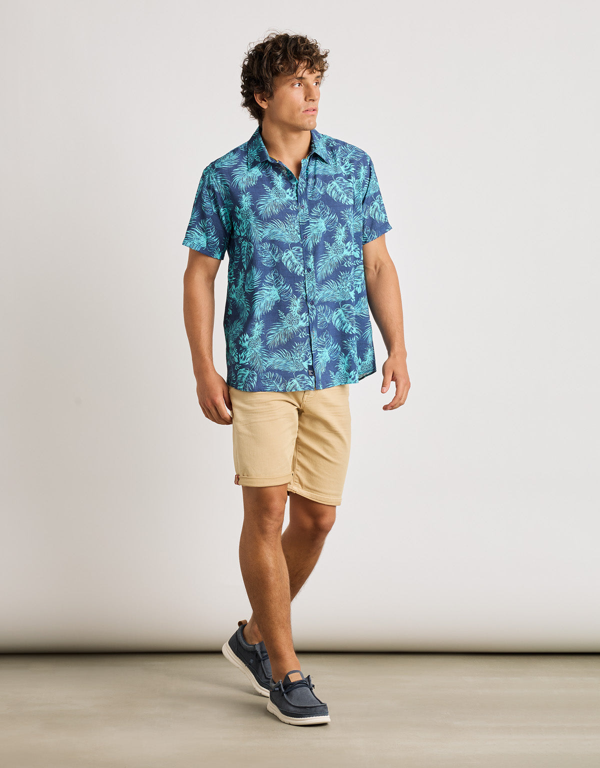 Camisa Manga Corta Azul - Westworld 8